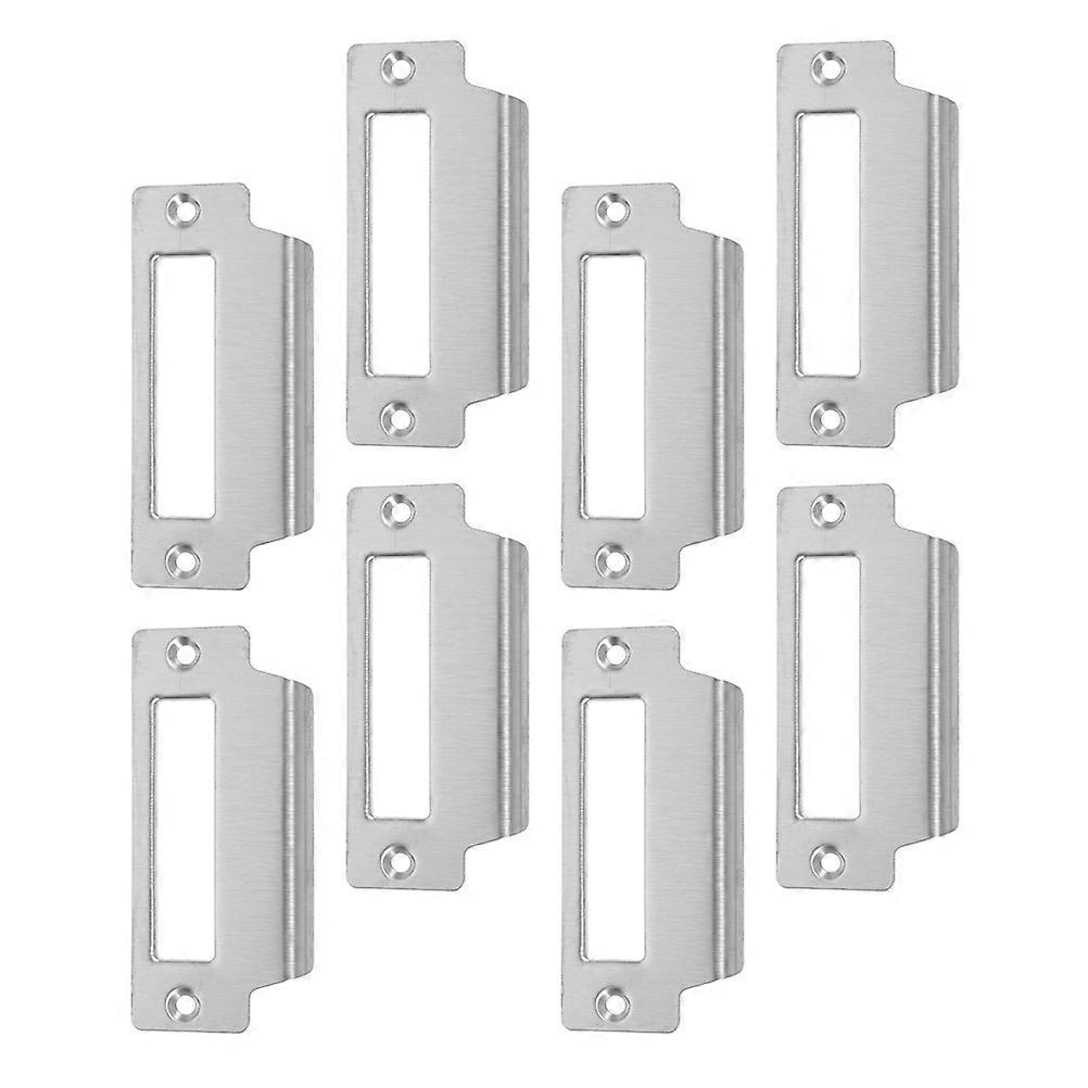 Reinforced Strike Plate Door Security Devices Security-Conscious Users 8Pcs