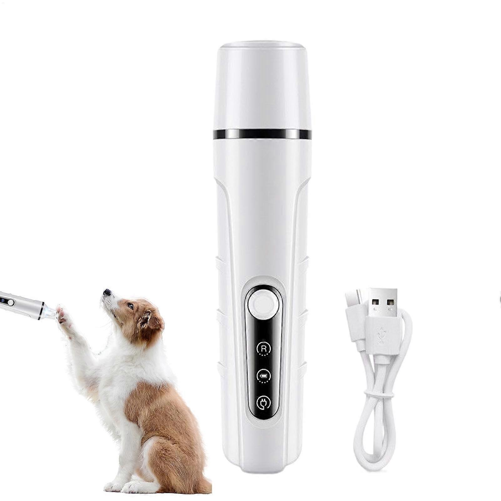 Cat Nail Sharpener, Rechargeable Electric Nail Trimmer for Small Pets