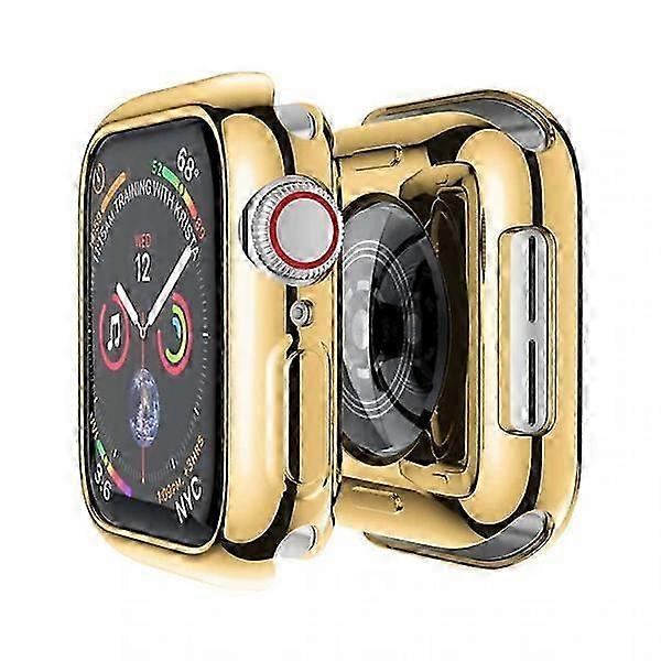 Protective Shell Case and Screen Protector for Suitable Brand Watch 7 45mm - Gold