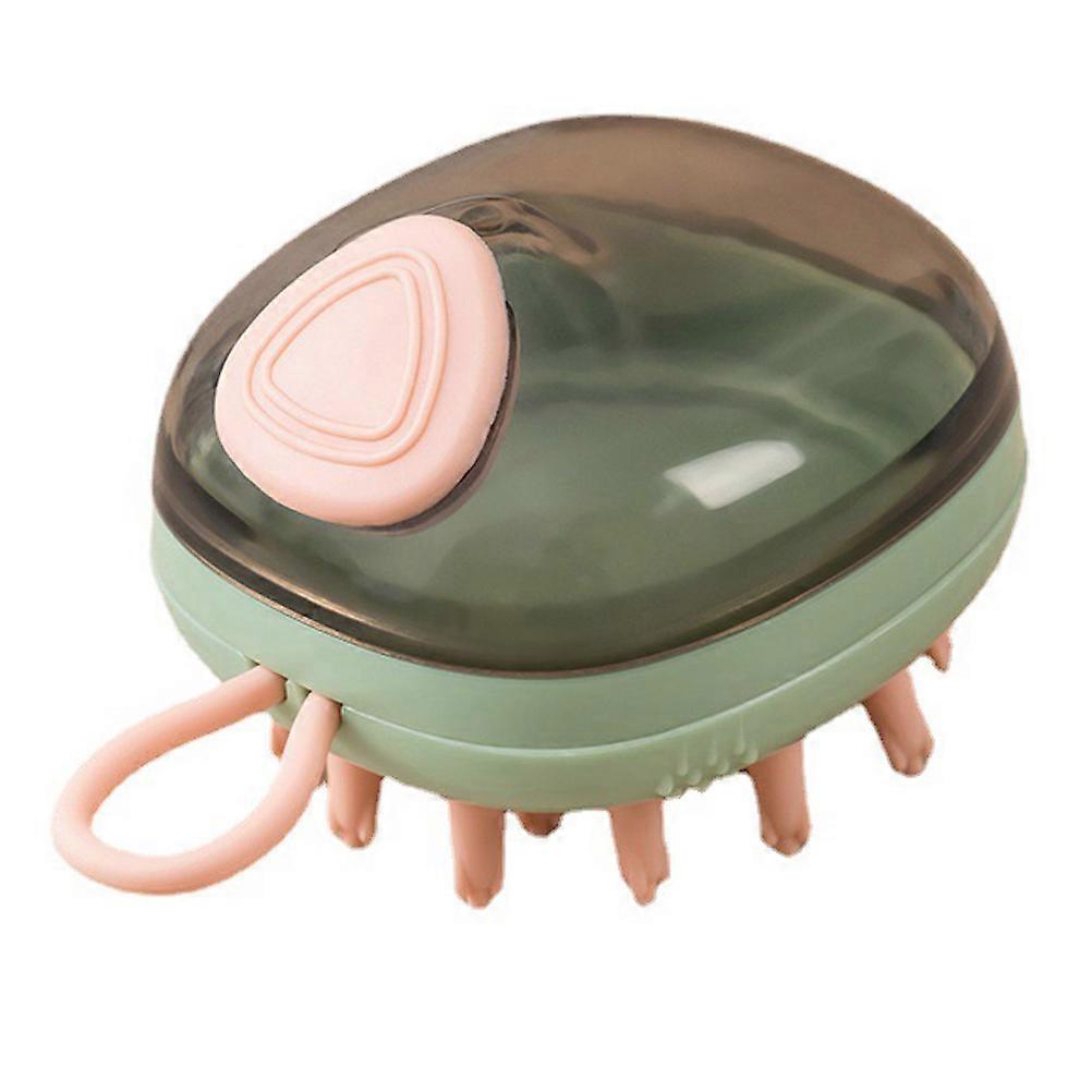 Handheld Hair & Scalp Massager with Soft Silicone Bristles for Deep Cleansing – Universal Design for All Hair Types, Home and Travel Use