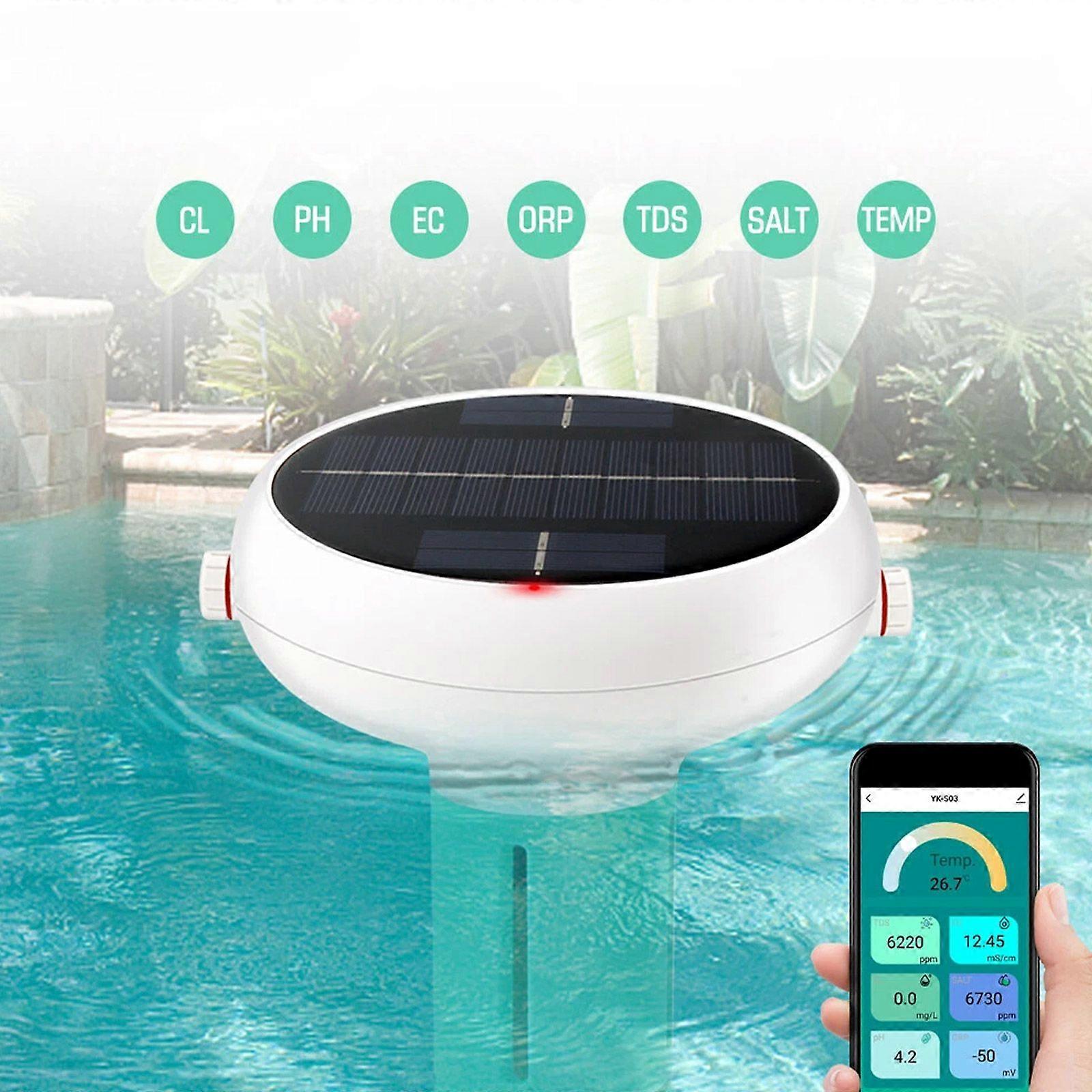 7 in 1 Digitales Pool-Wasserqualitätsmessgerät PH / EC / CL / TDS / ORP / TEMP Messgerät Detectokg