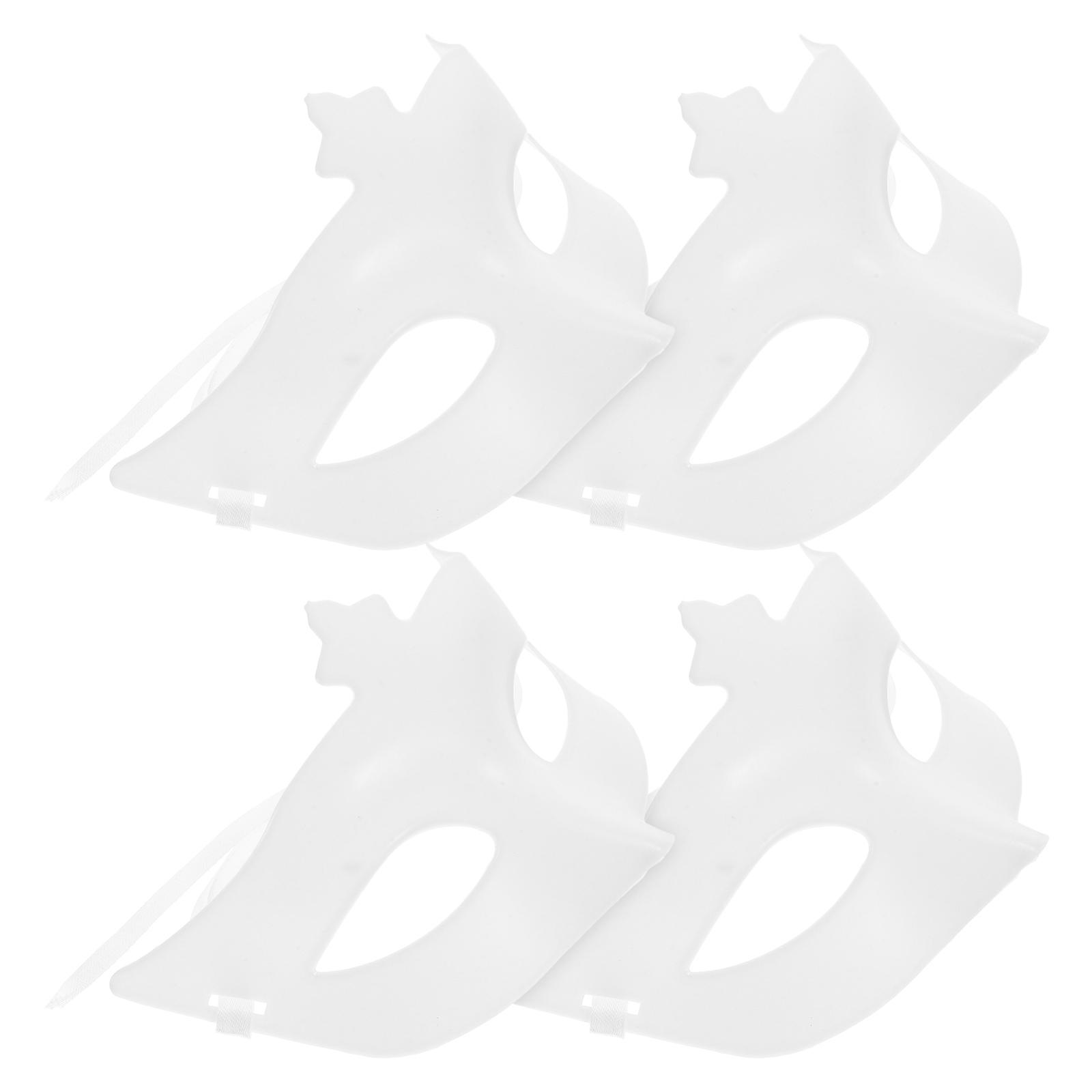 10pcs Lightweight Half Face Mask for Cosplay, Parties & Themed Events – Comfortable, Easy to Wear, DIY Masquerade Accessory