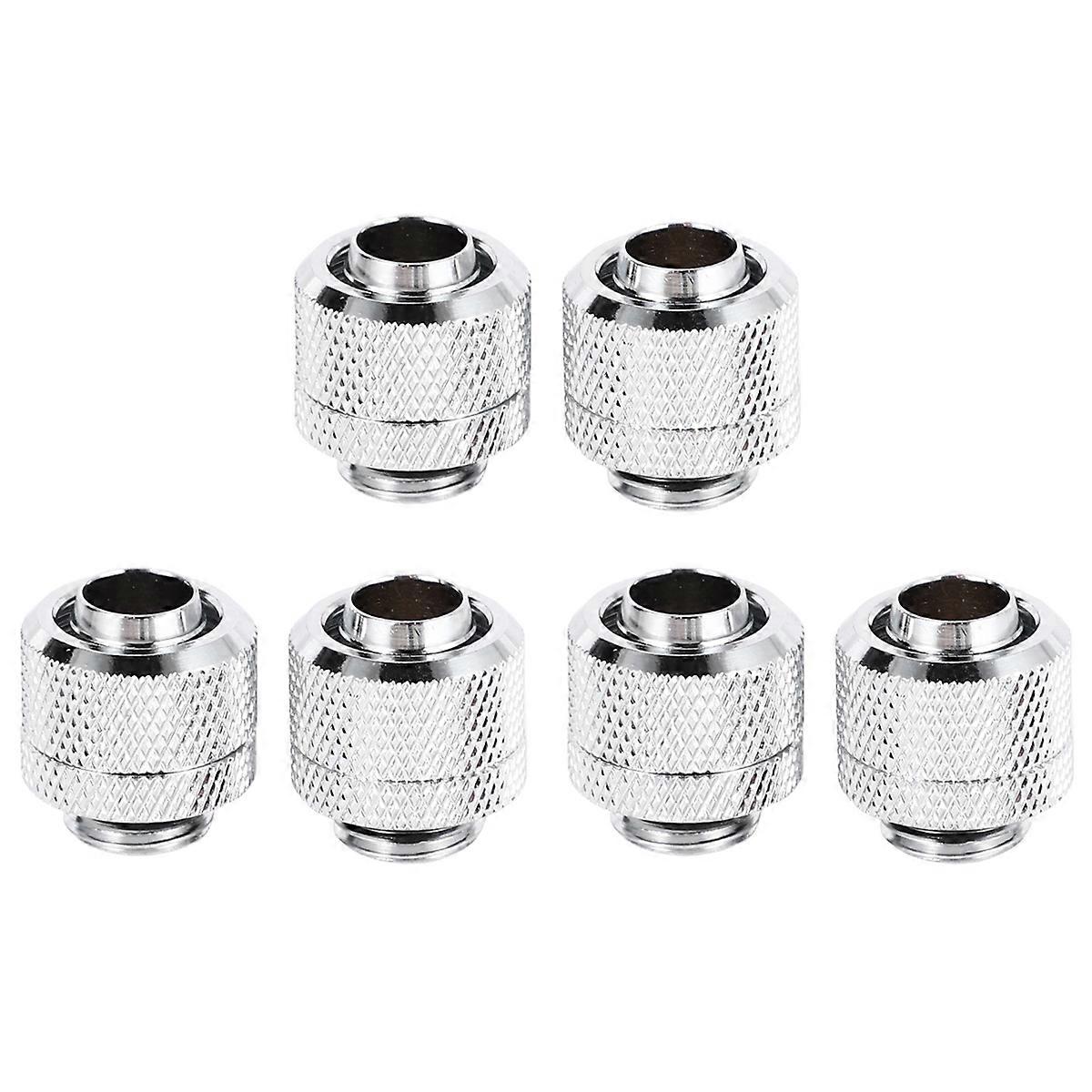 G1/4 External Thread Pagoda For Computer Cooling Connector Silver