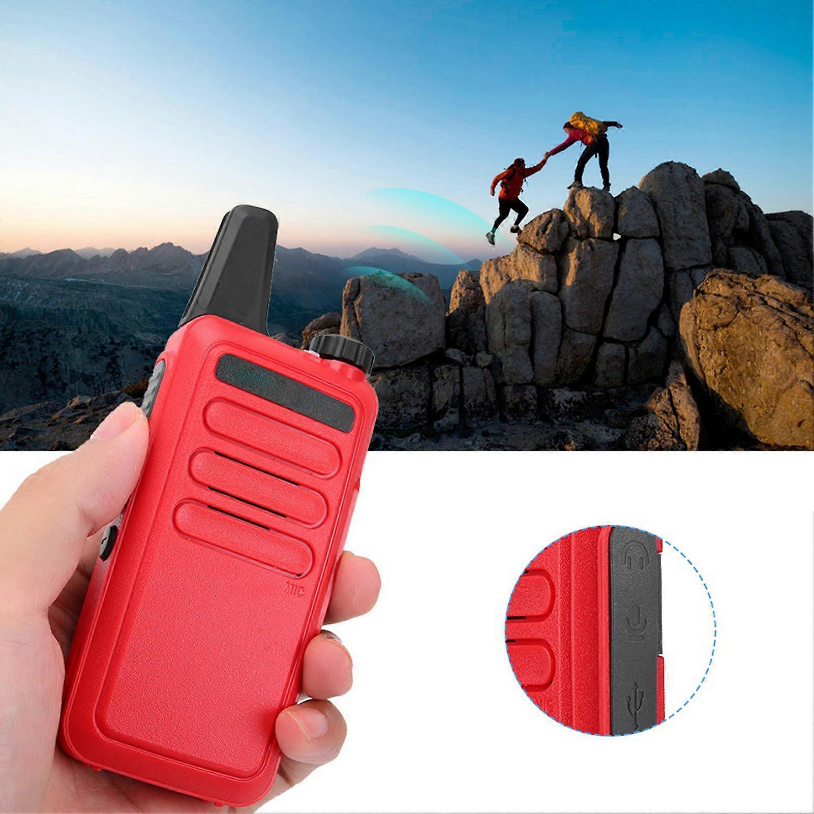 Mini Ultra Thin Anti Interference HD Two Way Radio Walkie Talkie Fits for Baofeng(Model E)