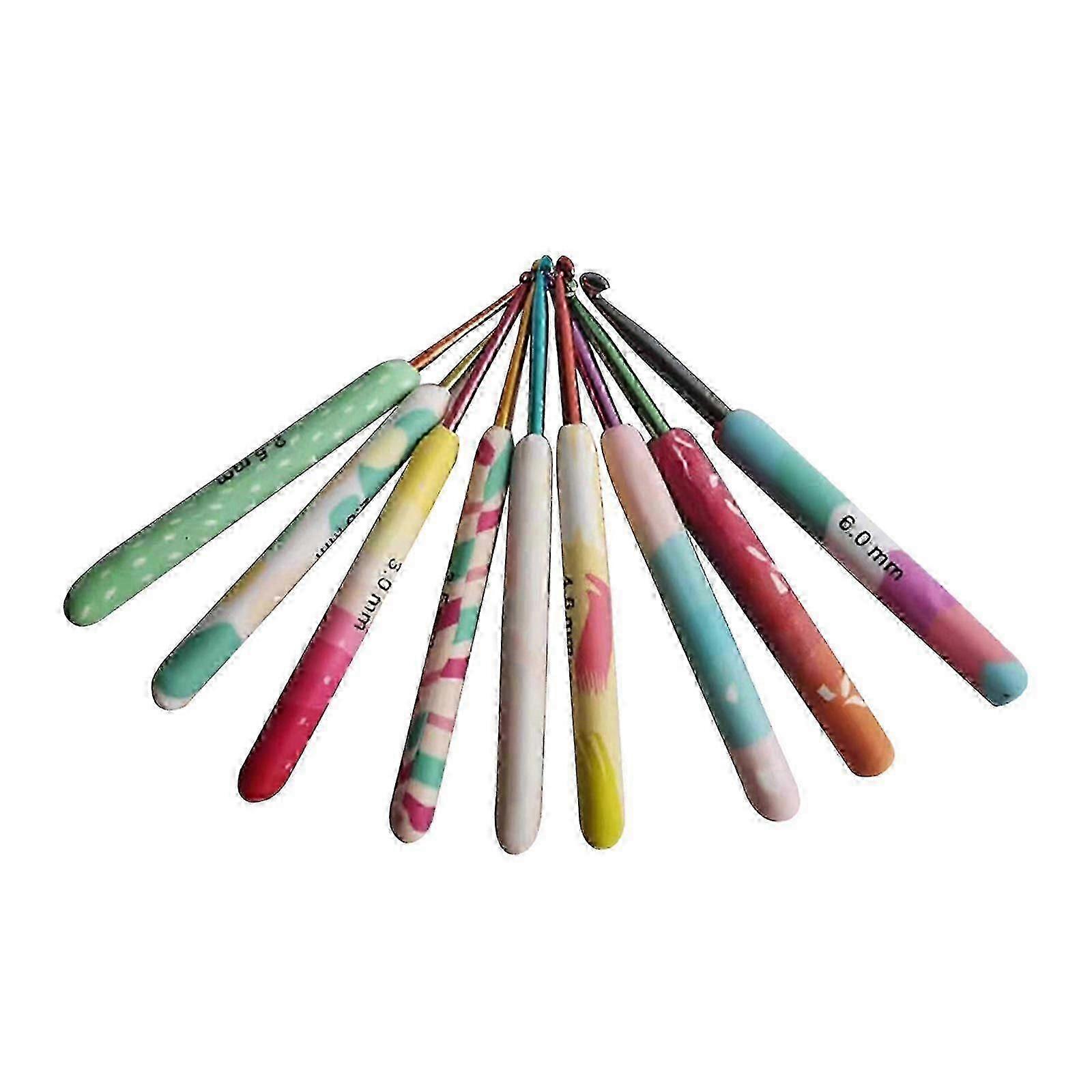 9 Crochet Hooks Set Yarn Knitting Sewing Tool for Beginner