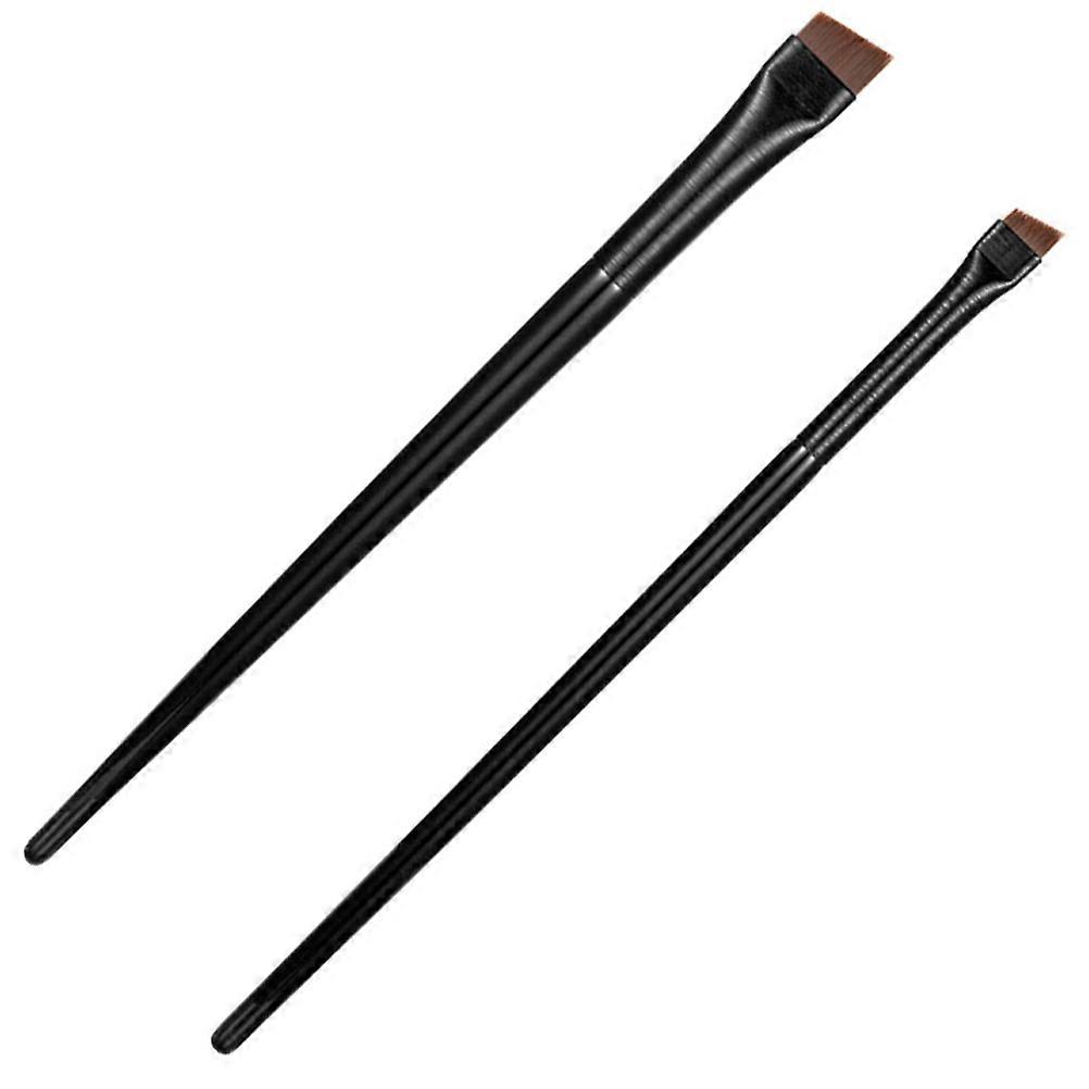 Eyeliner Brush Travel Angled Liner Brush Beginners 3 Sets Wood Synthetic Fibers Shaping Eyeliner