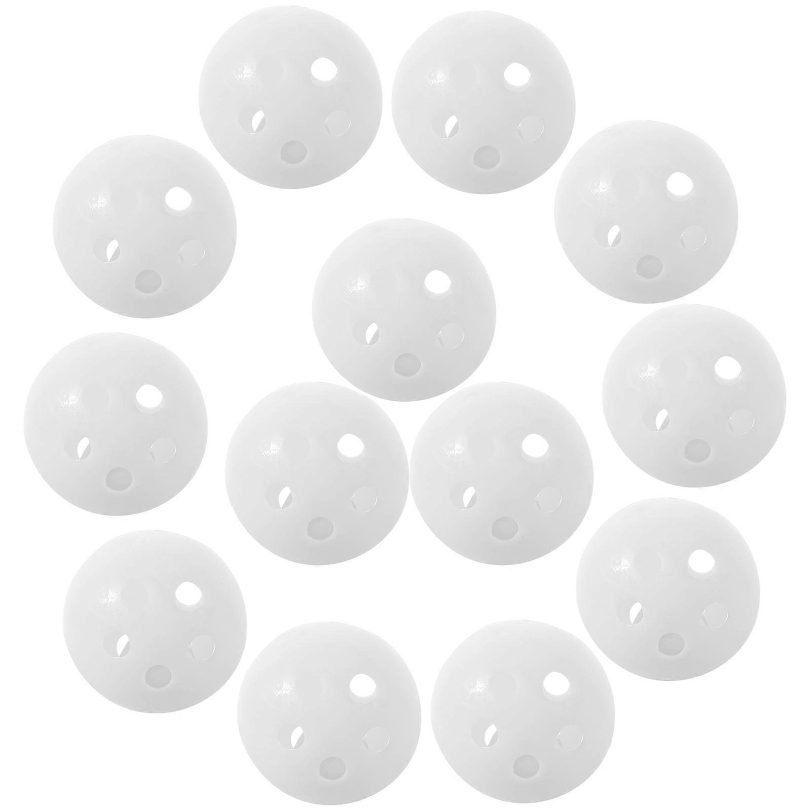Hollow Ball 20Pcs White Training Balls with Flight for Golf Practice
