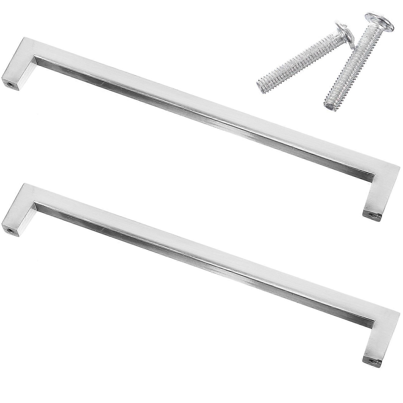 2pcs Durable Aluminum Alloy Cabinet Handles for Wardrobe, Cupboard & Furniture Door Pulls – All Match Color, Impact Resistant