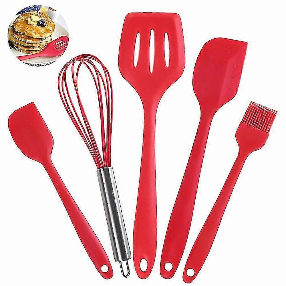 Heat-Resistant Silicone Kitchen Utensils for Non-Stick Cooking