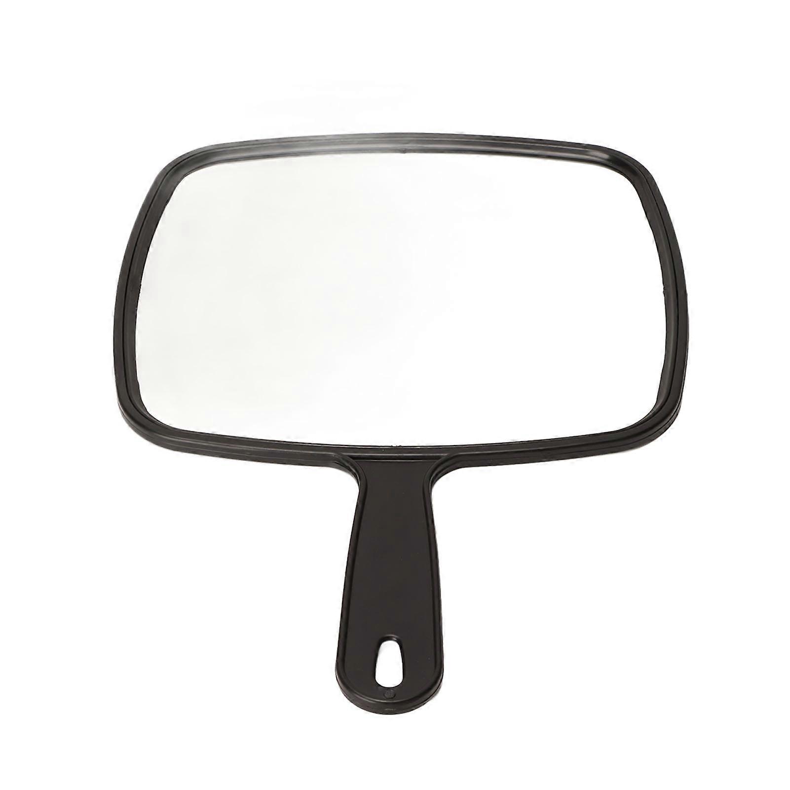 Handle Shaving Mirror Quadrate High Definition Mirror Anti Slip Handle Design Hand Mirror for Hair Salons