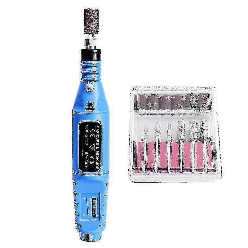 USB Mini Sander with 6 Sanding Heads and 4 Rotating Speed Electric Drill
