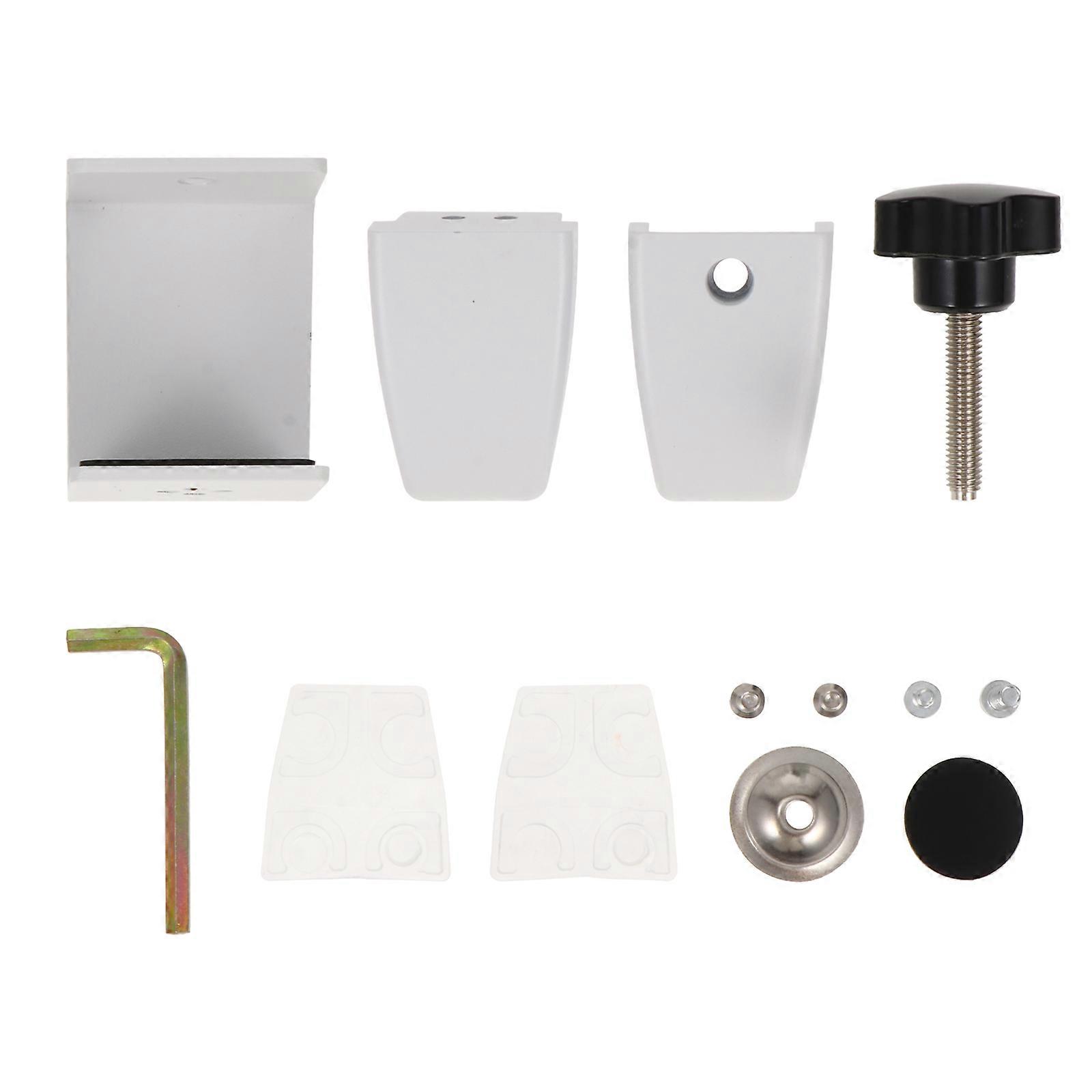 Desktop Screen Partition Clip Clamp with Wear Resistance Aluminium Alloy Material No Hole Design