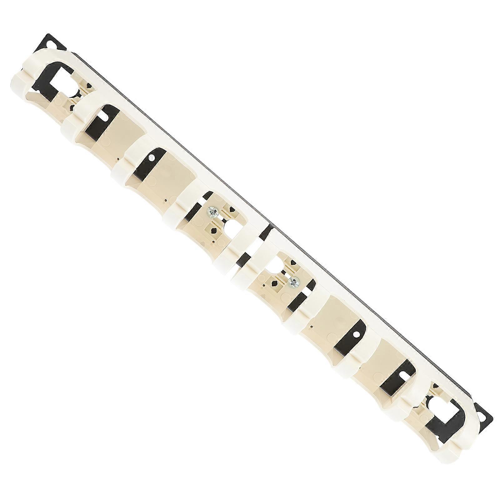 Network Rack Shelf Cable Holder U Shape Steel Wear-Resistant Durable Easy Assembly Home Networking 1Set