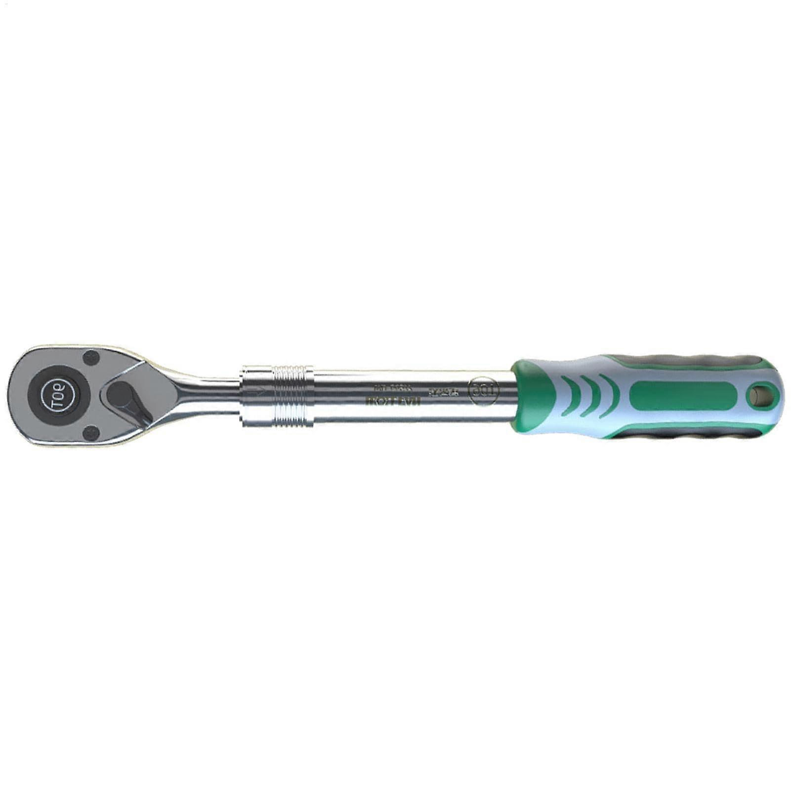 Retractable Ratchet Wrench 1/2 Inch Adjustable Reversible Socket Tool Quick Release Extendable Hand Tool for Car Repair