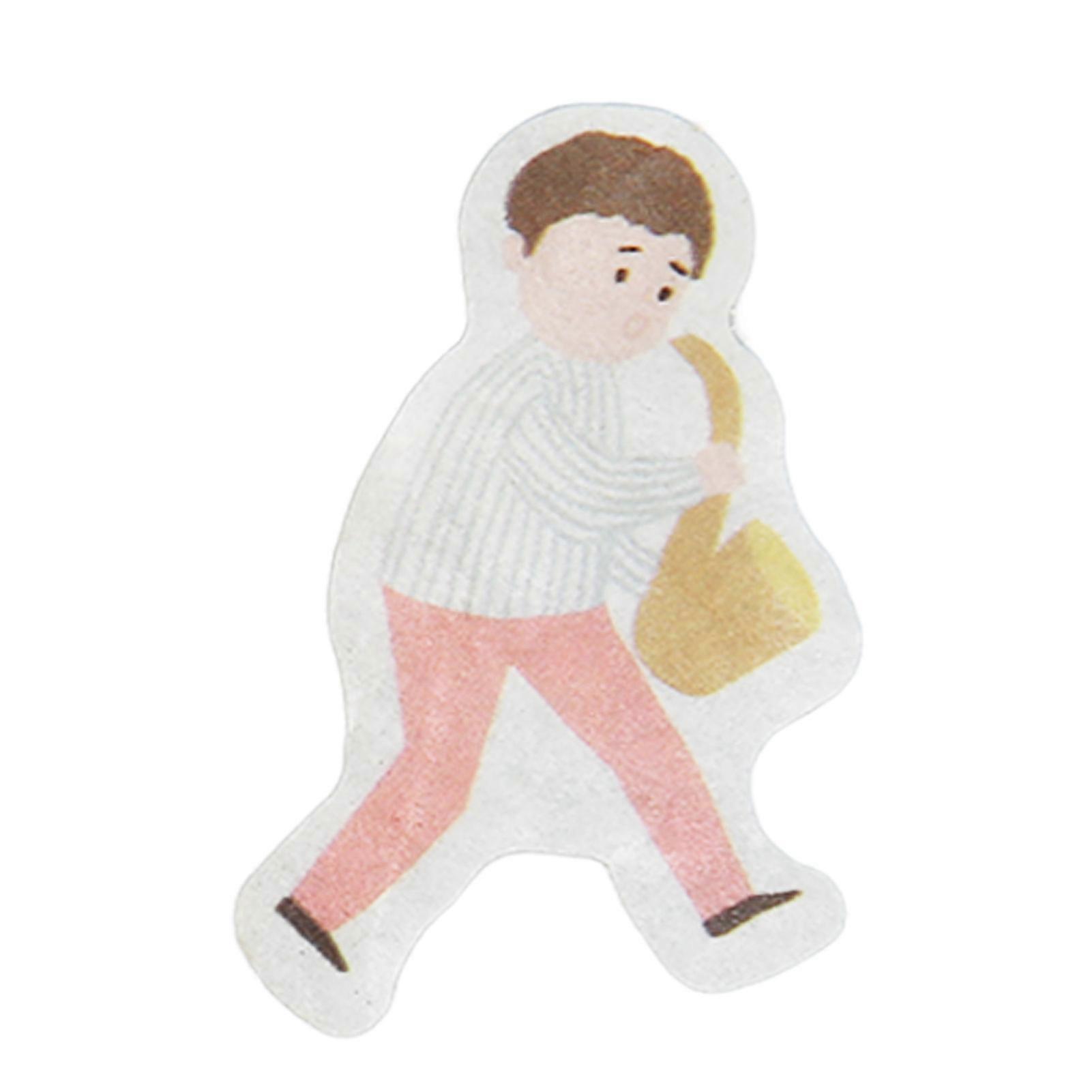 8 Rolls Japanese Paper Tape 35mm Wide Multiple Irregular Shape DIY Handbook Diary Decorative Tape