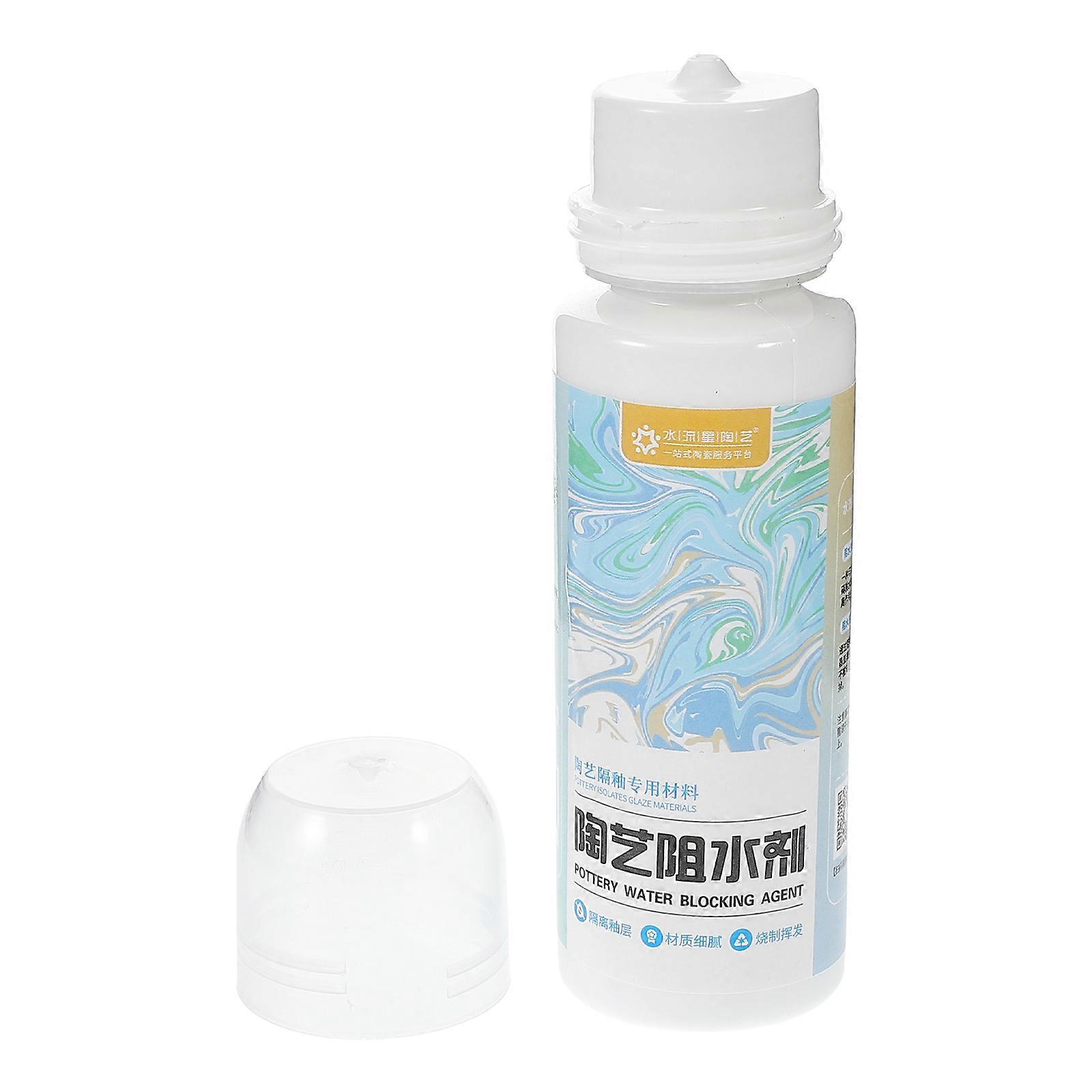 Ceramic Wax Resist Tool Pottery Crafting Diy Projects Color Isolation Plastic Liquid 12.50X4.00X4.00CM 1Set