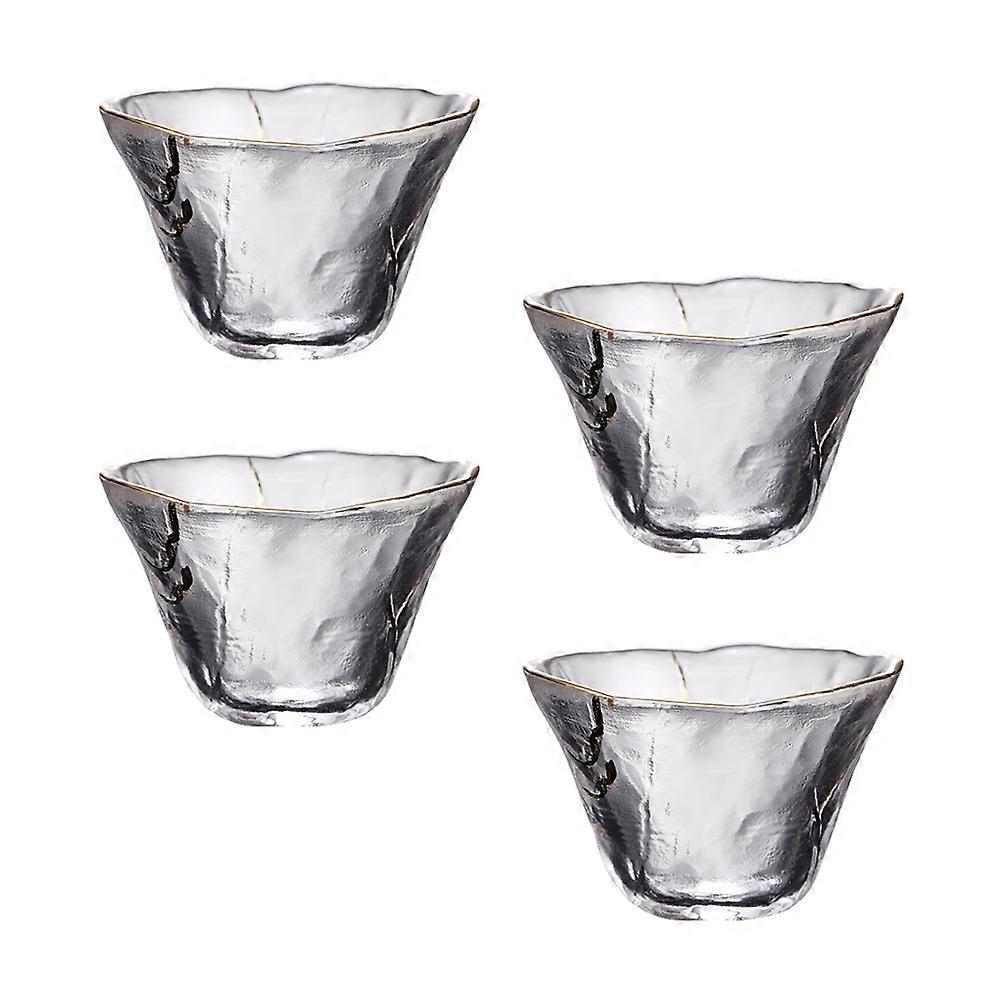 JapaneseStyle Sake Cup with Gold Foil Design for Drinking Use Assorted Color 70ml