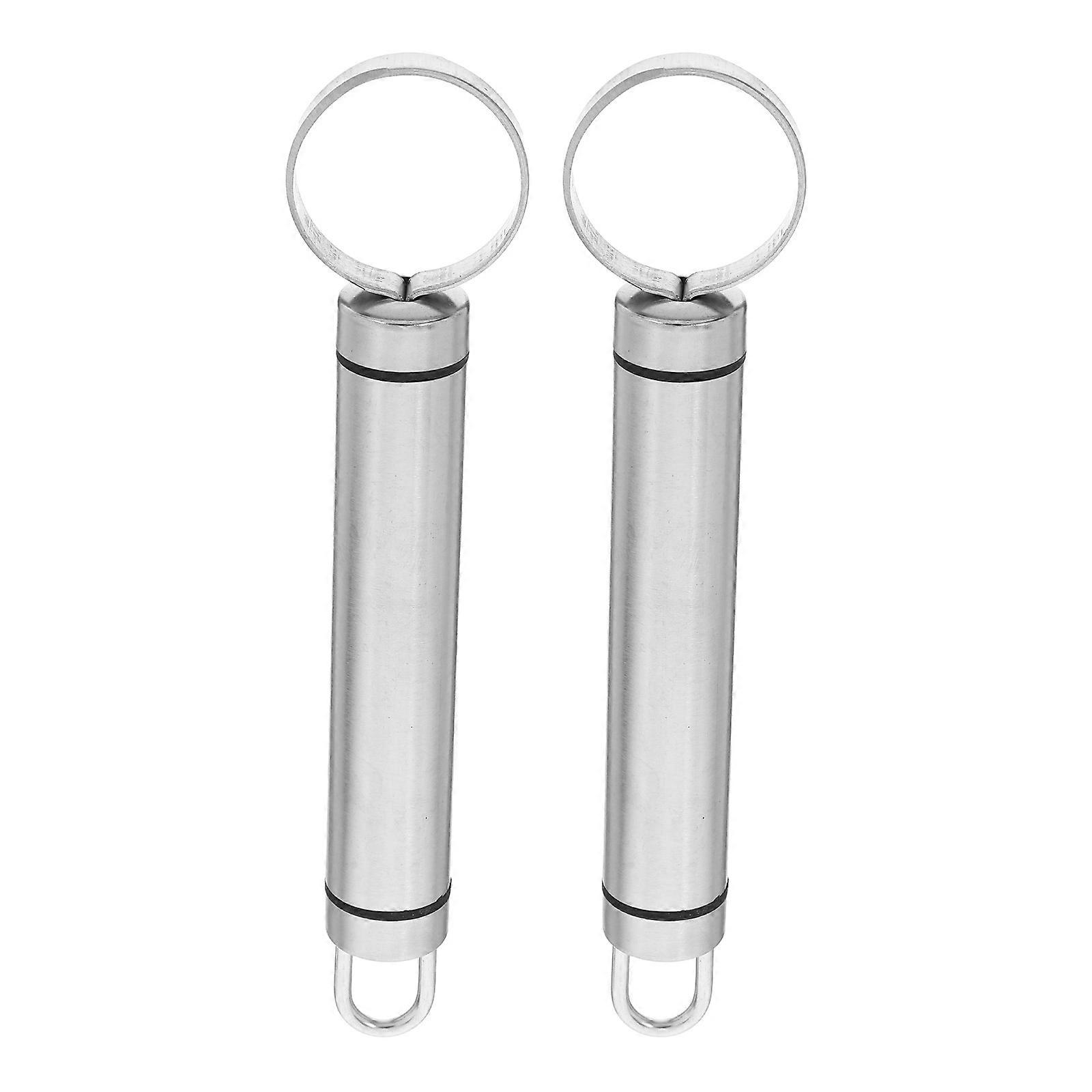 2 Pcs Multipurpose Corer Pitter, Stainless Steel Peach Pitter Fruit Core Remover, Pit Fruit Corer Fruit Corer Removing Tool, Kitchen Gadget Fruit And