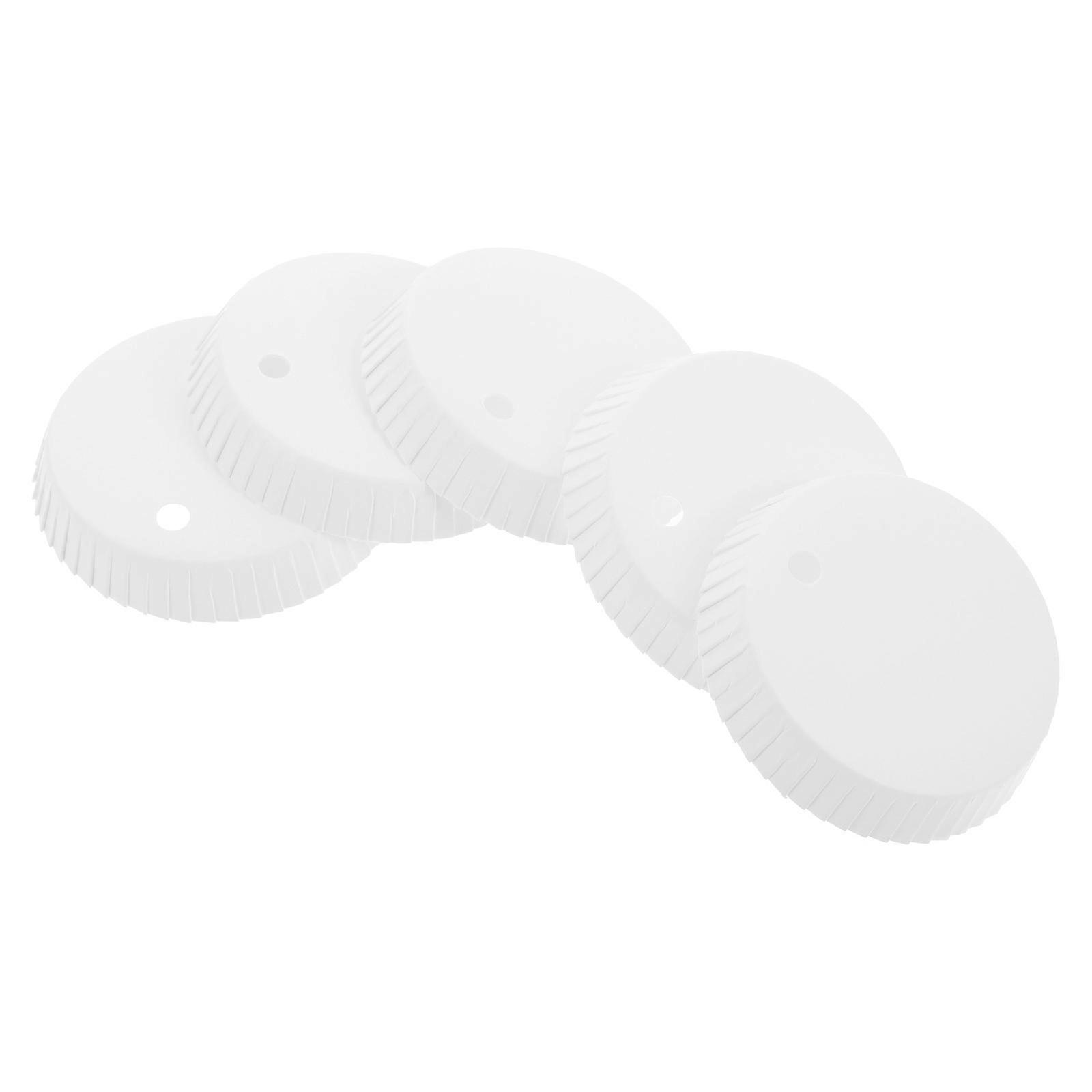 White Paper Cup Covers Dustproof Universal Fit for Home Use with 100 Pieces