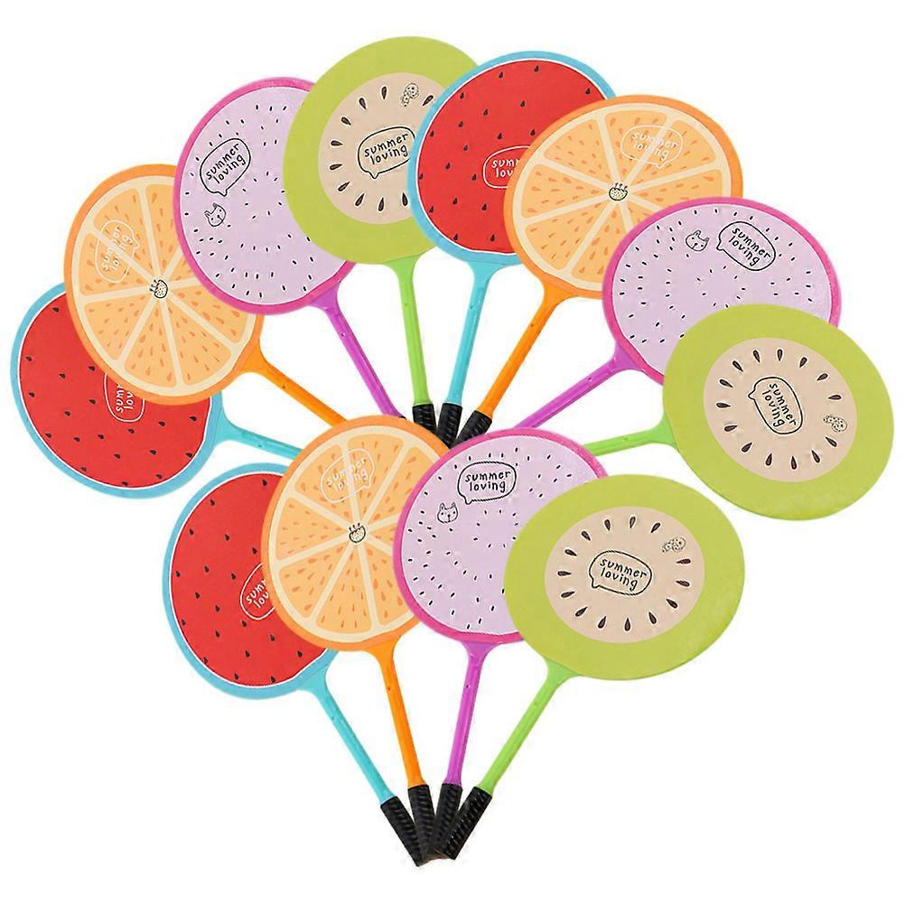 Cute Cartoon Pens Portable Students Writing Tools Assorted Color Round Tip Extra-Smooth Writing 12Pack