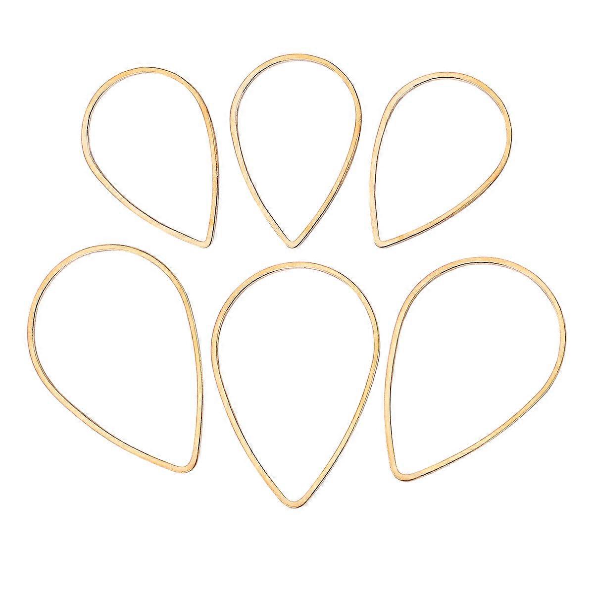 60個のゴールデンコッパージュエリー作成用品DIYチャームとペンダントクリエイティブプロジェクト用