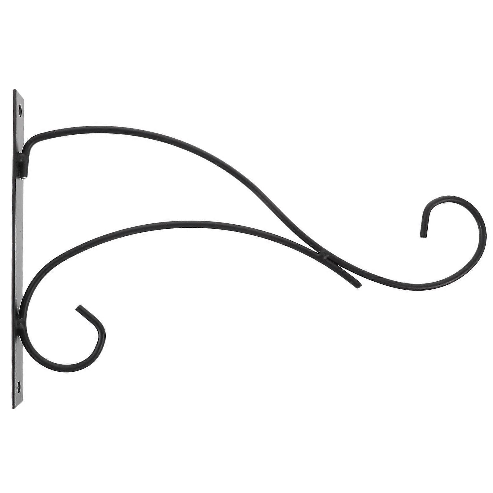 Hanging Planter Bracket Durable Hook for Balcony Garden Decor Bird Feeders Rustic Minimalist Design for Flower Pots