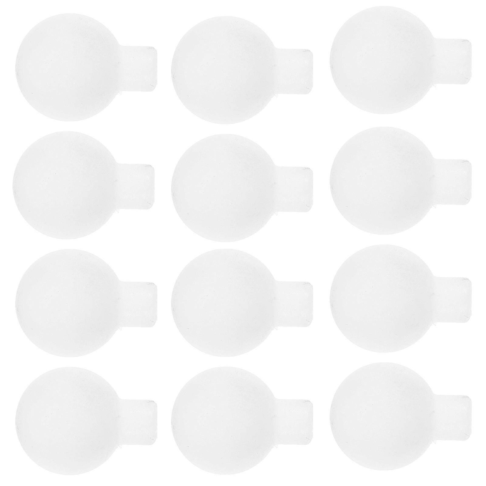 Globe Light Bulb Pendant for String Lights Decoration 100Pcs White ABS