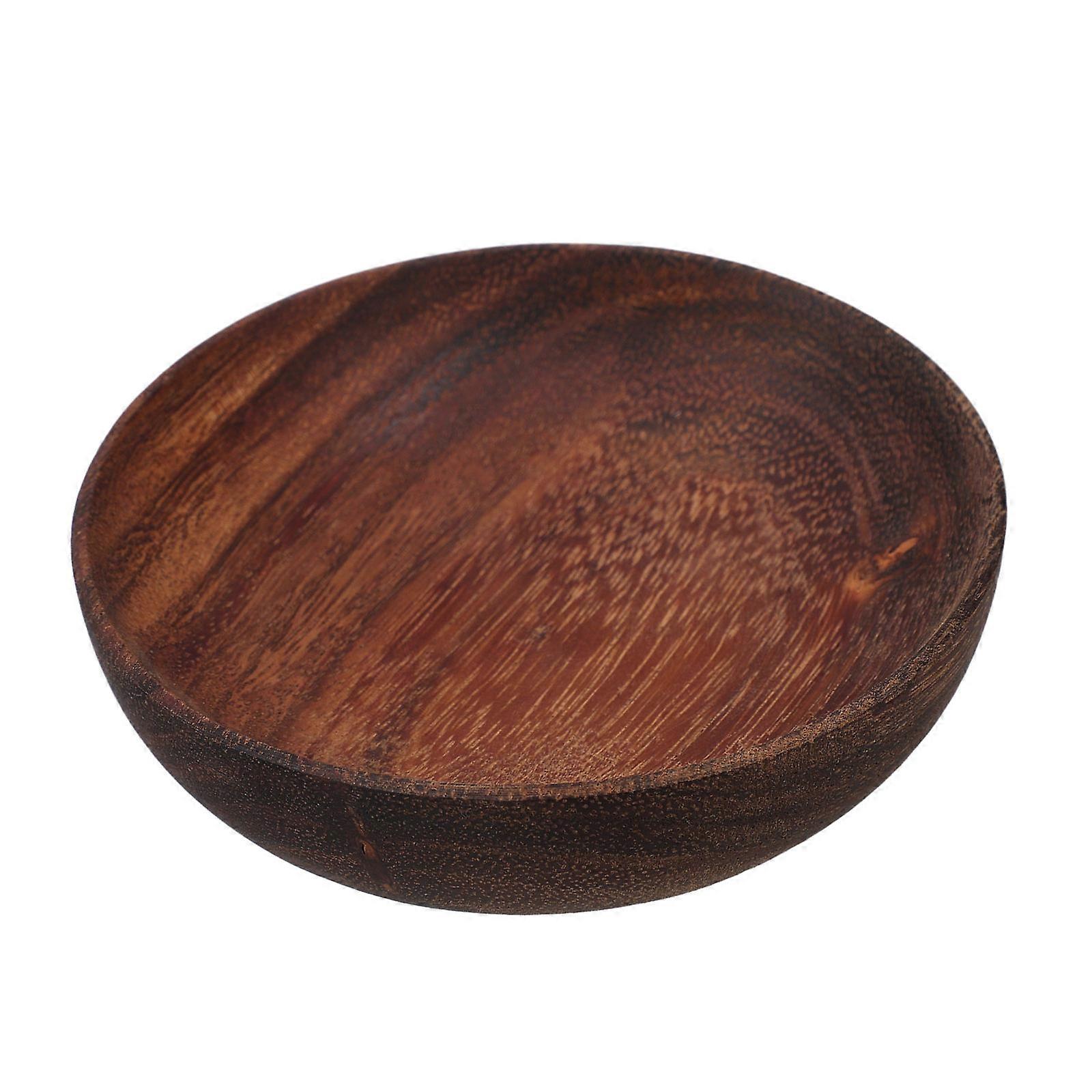 Acacia Wood Serving Tray Wooden Appetizer Presentation Elegant Dinnerware Gatherings 1Set