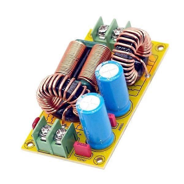 20A DC LC filter EMI Electromagnetic interference filter Emc Fcc High frequency power for 12V 24V 48V car Yellow