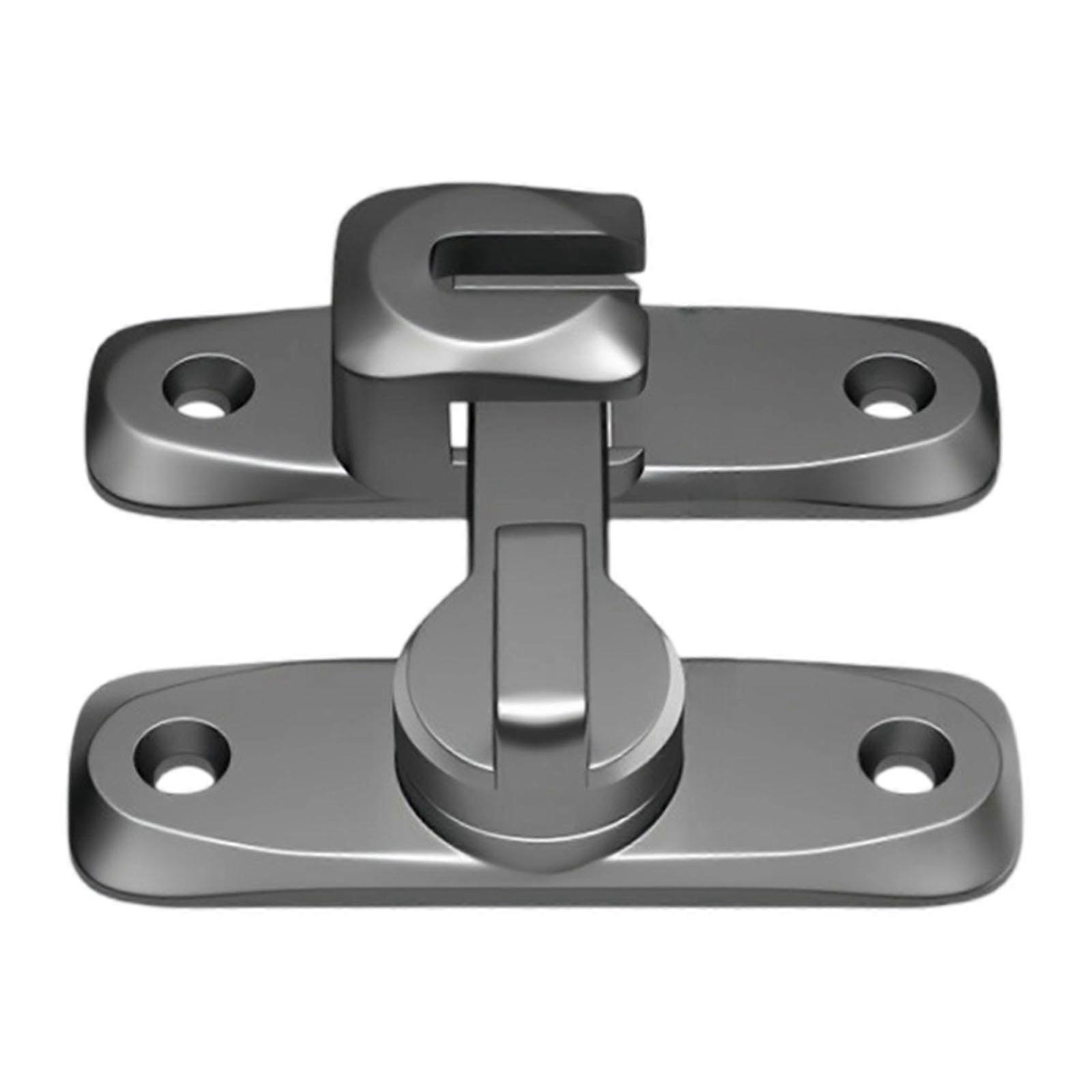 Damage Proof Door Knob Sliding Door Pull Circular Pull Rings Lock Hardwares for Furniture Security Gray