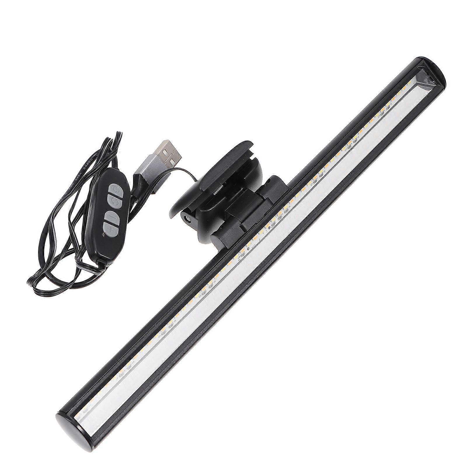 No Flickering Lighting Desk Lamp Ideal For Convenience Store And Cafe USB Powered Brightness Dimming Adjustable 26x2cm 1Pcs
