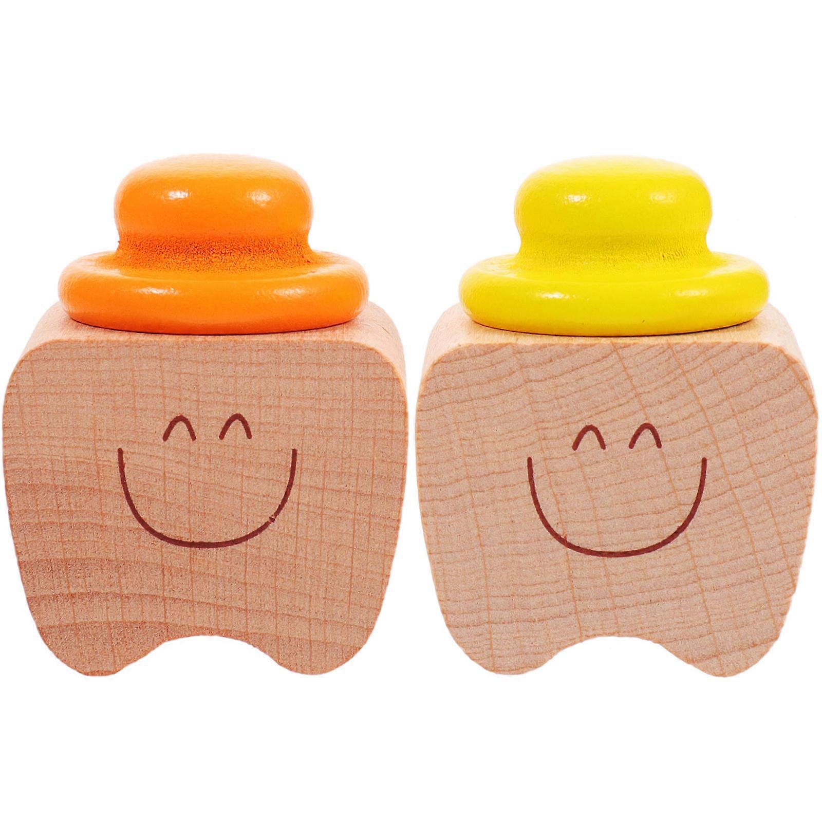 Kids Tooth Saver 2Pcs Lovely Design Tooth Holder For Kids And Boys Perfect For Baby Showers And Memorial Keepsake
