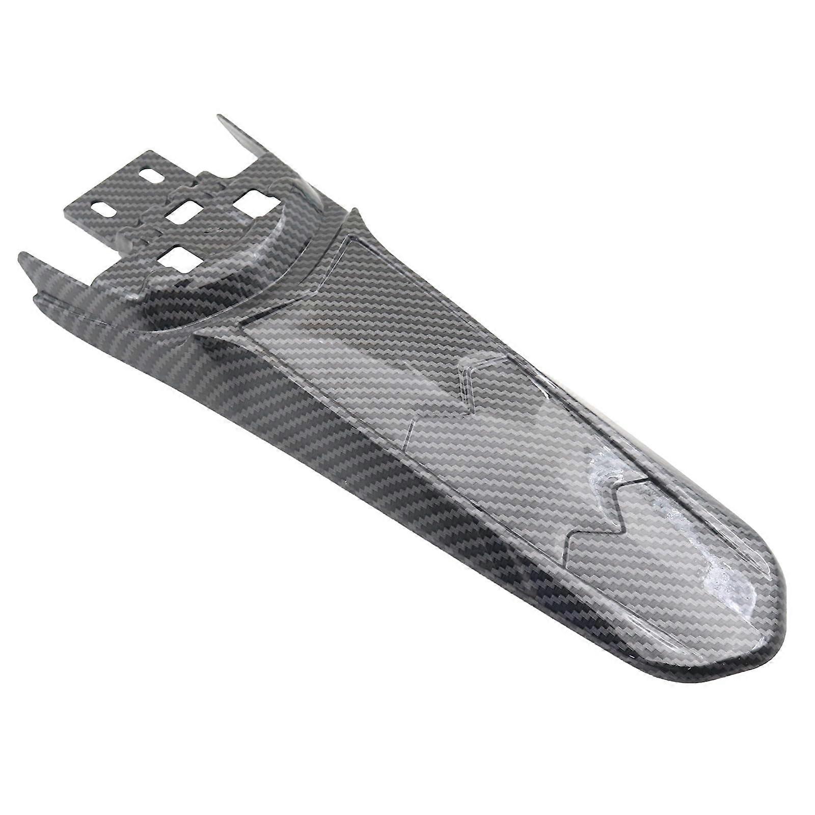 Splash Guard ABS Plastic Mudguard For Electric Trail Bikes, Carbon Pattern, Universal Fit, Outdoor Enthusiasts