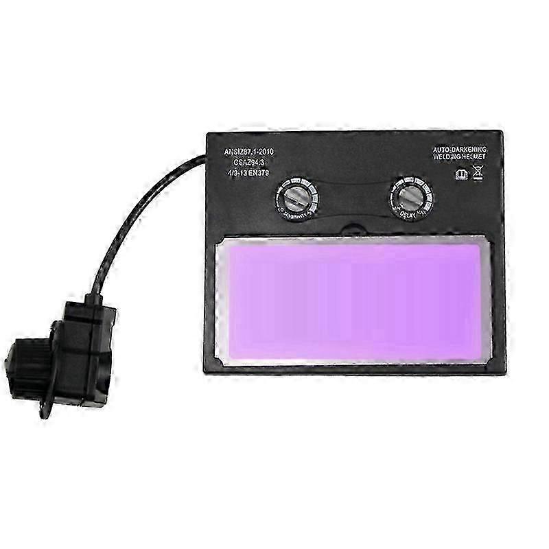 Solar Auto Darkening Welding Lens Panel Welding Helmet Mask Automatic Filtering Lampshade Eye Goggl