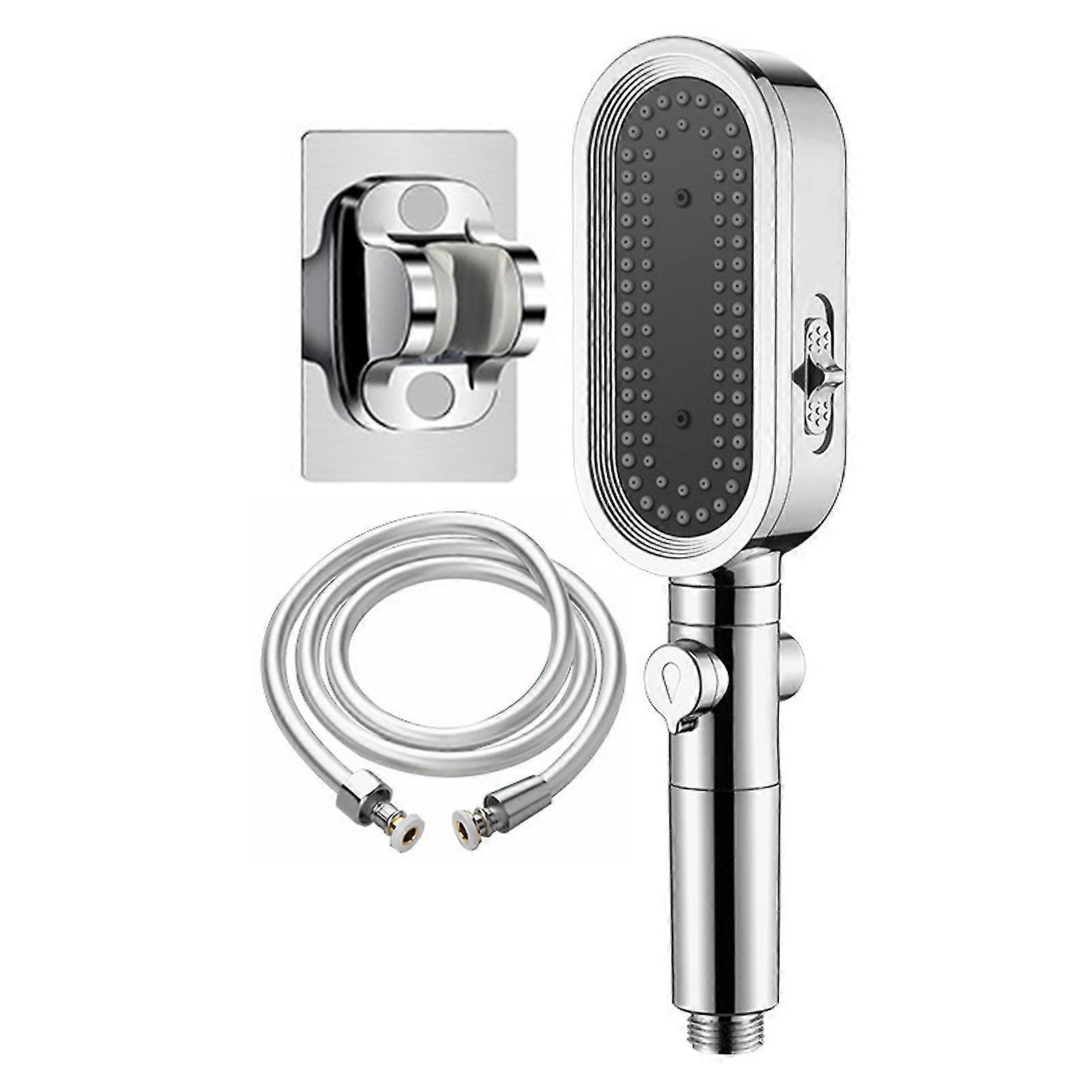 Pressurised Shower Head Replacement, High Pressure One Press Water Stop Function Showerhead 2025