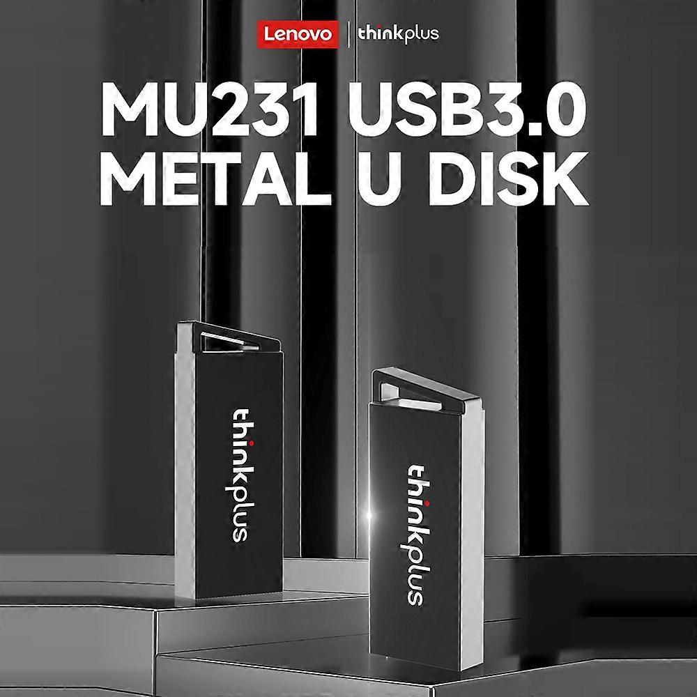 thinkplus MU231 64GB USB3.0 Metal U Disk High-speed USB Flash Drive Portable Shockproof U Disk Plug and Play Wide Compatibility