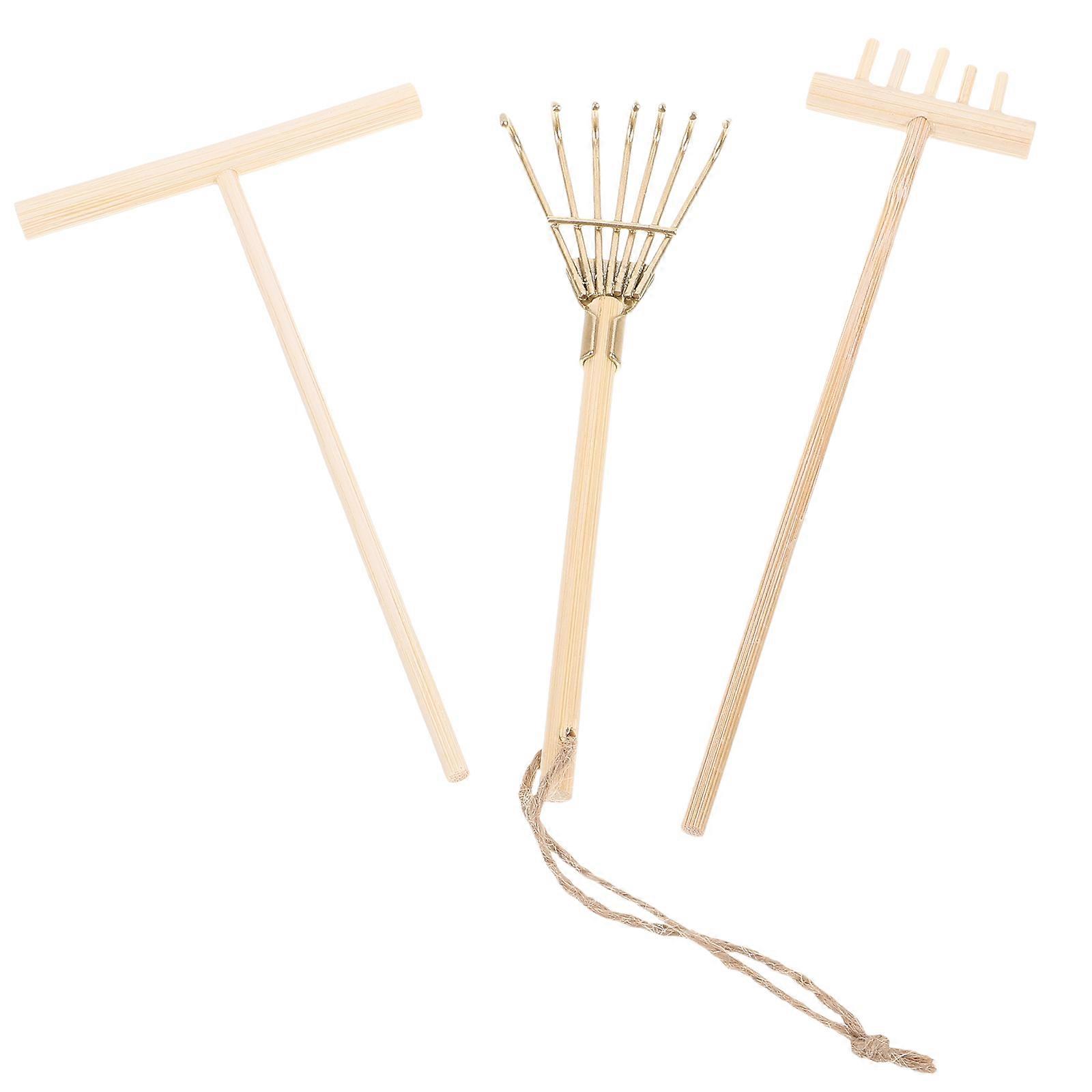 Miniature Gardening Tool For Creative Play With Assorted Color And Eco-Friendly Material For 3Pcs