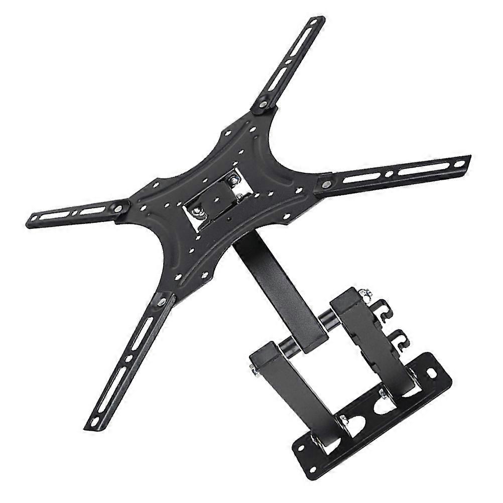Adjustable Extendable TV Wall Mount Bracket with Swivel Tilt for Bedroom Home Hotel – Heavy Duty Monitor Holder with Smooth Surface and Strong Load
