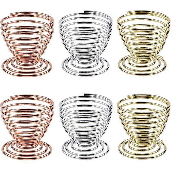 Stainless Steel Egg Holder, 6 pcs