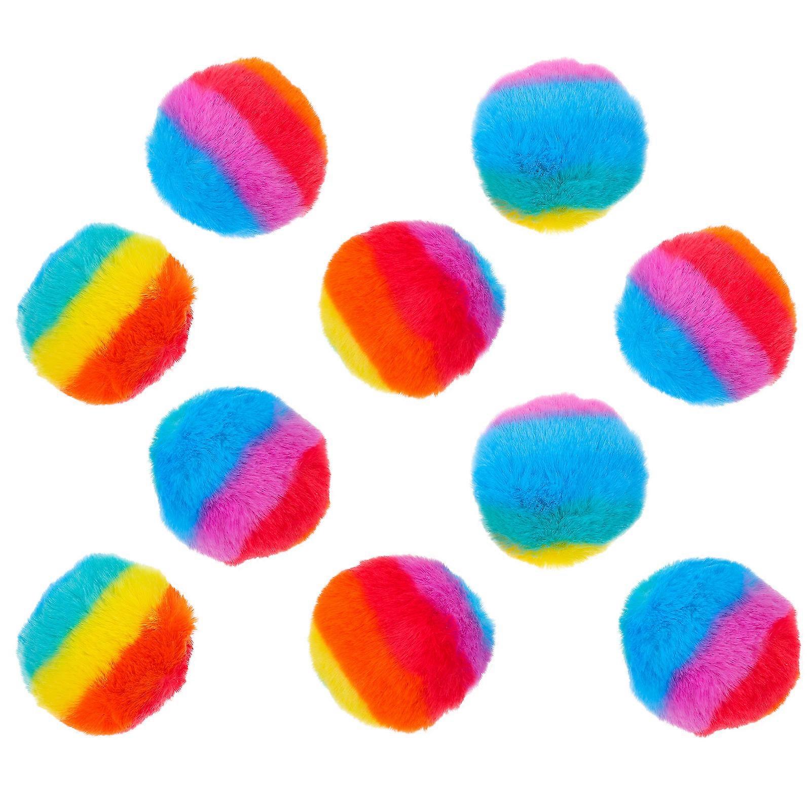 Fluffy Ball Ornaments for Color Plush Pom Poms Widely Used in DIY Accessories