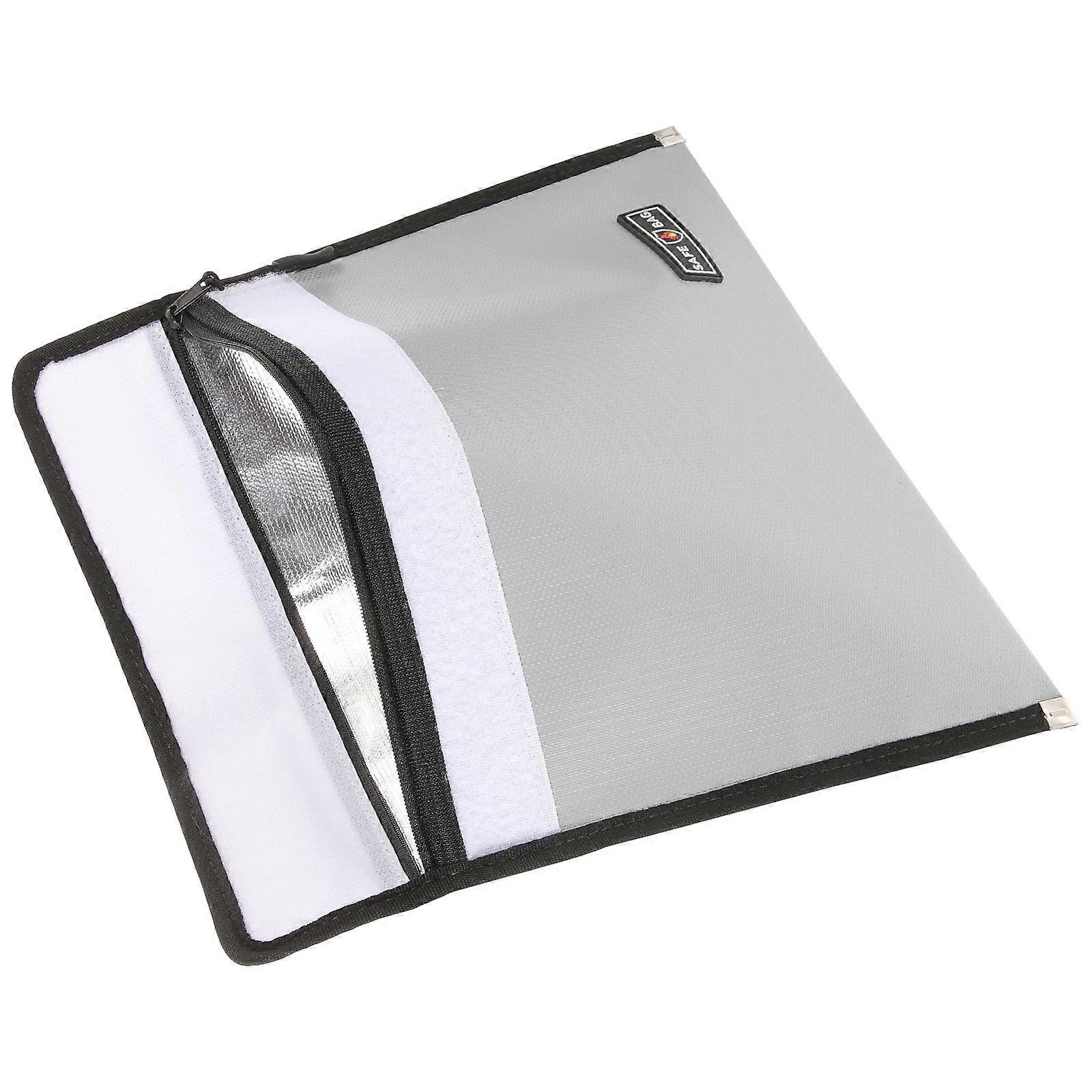 Fireproof Document Organizer For Document Storage Adults Rectangular 11.99x8.84in 1Pcs