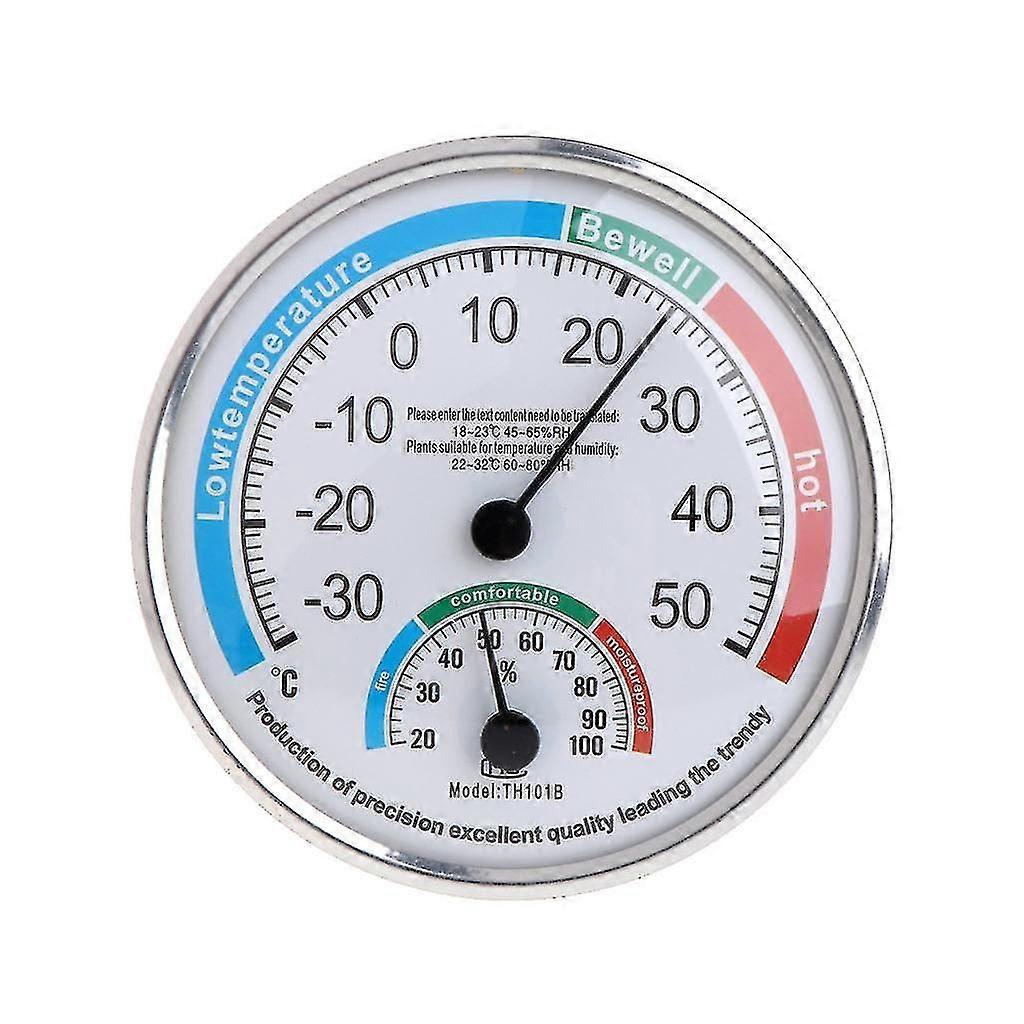 Portable Analog Thermometer Hygrometer Temperature Humidity Monitor Meter Gauge
