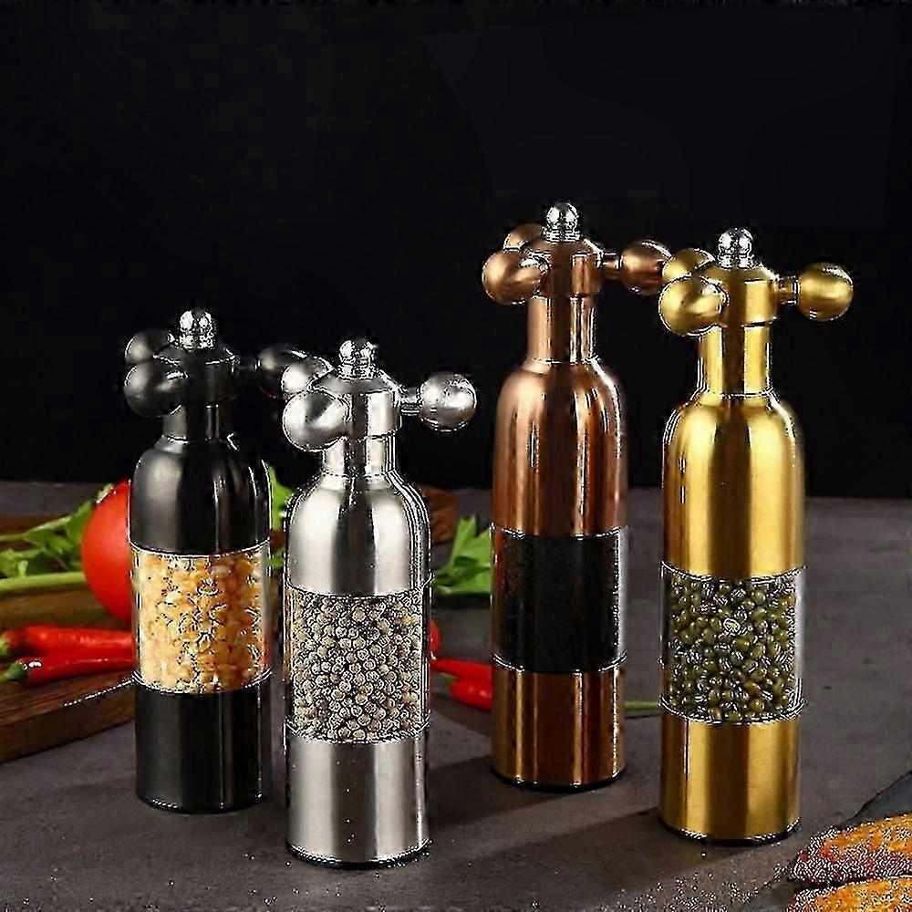 Creative Kitchen Spice Grinder for Pepper and Salt with Adjustable Coarseness Settings
