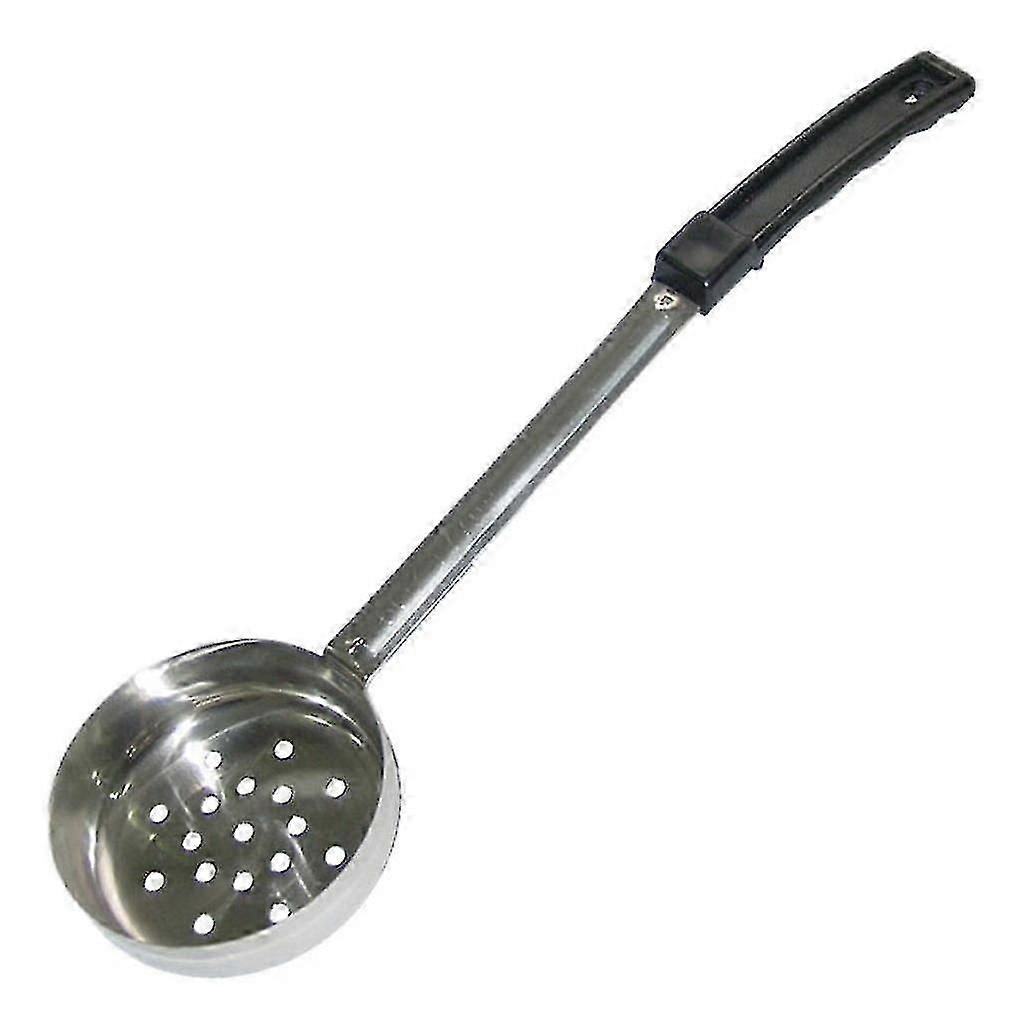 Long-handled Sauce Spoon Pizza Flat Spoon Measuring Spoon Ounce Oz Sauce Spoon Soup Spoon Condiment Drainer (black) (1pcs)
