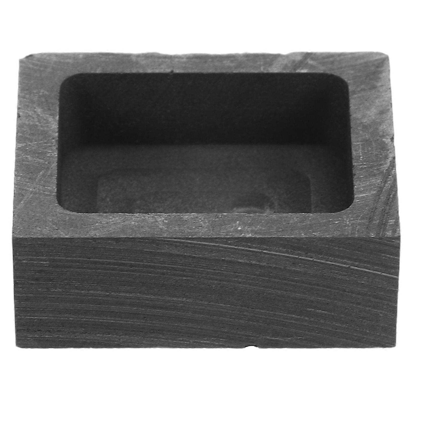 Metal Casting Tools Graphite Molds for Casting Square Graphite Ingot Mold Jewelry Making Grey 1Pack