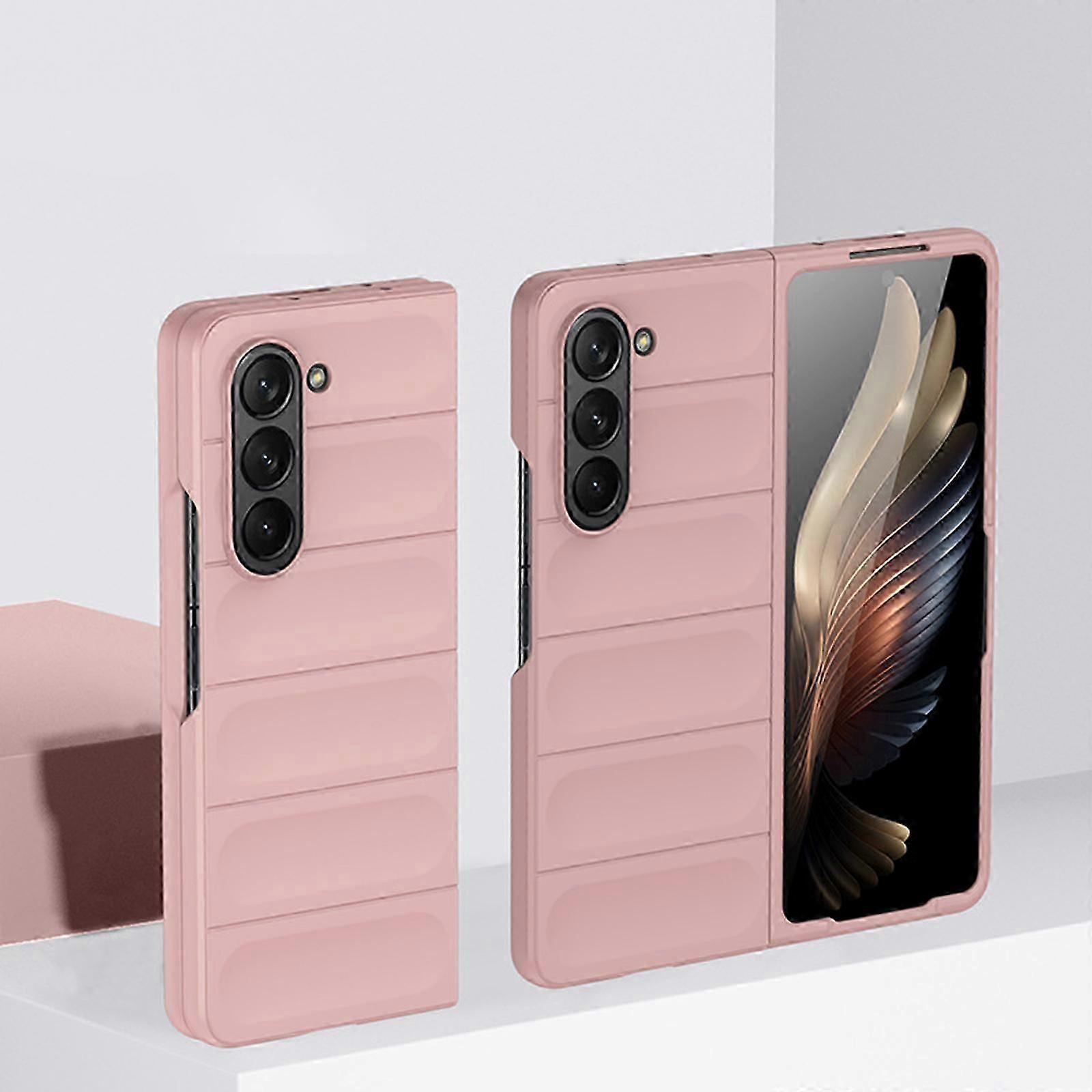 جراب Galaxy Z Fold 5 ، مصد مطاطي من السيليكون Slim Hard PC رقيق مقاوم للصدمات جراب هاتف لسامسونج جالاكسي Z Fold 5