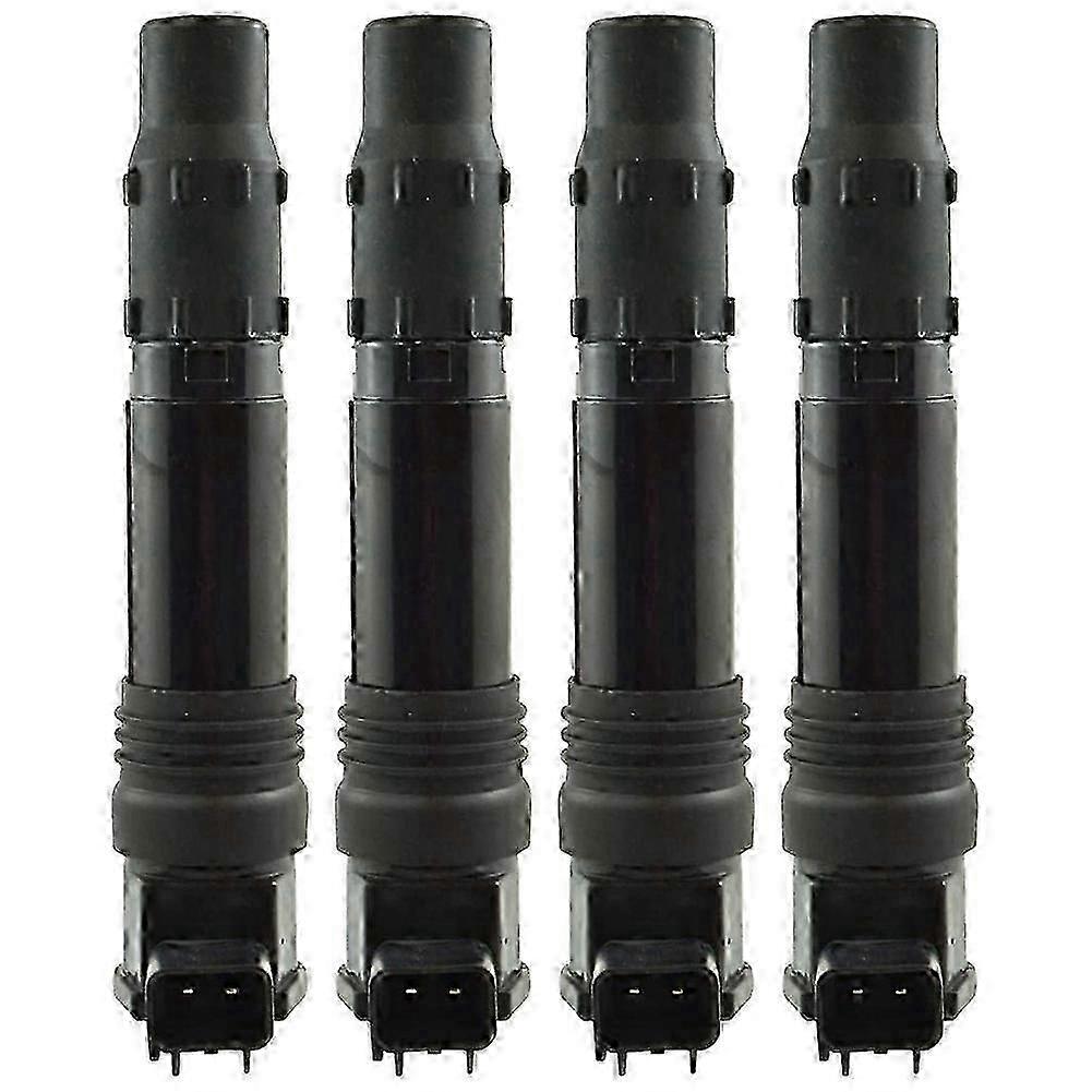 Ignition Coils, 4 Pieces, Suitable for Multiple Models such as ER - 6F, Increase Horsepower and Ready to Install