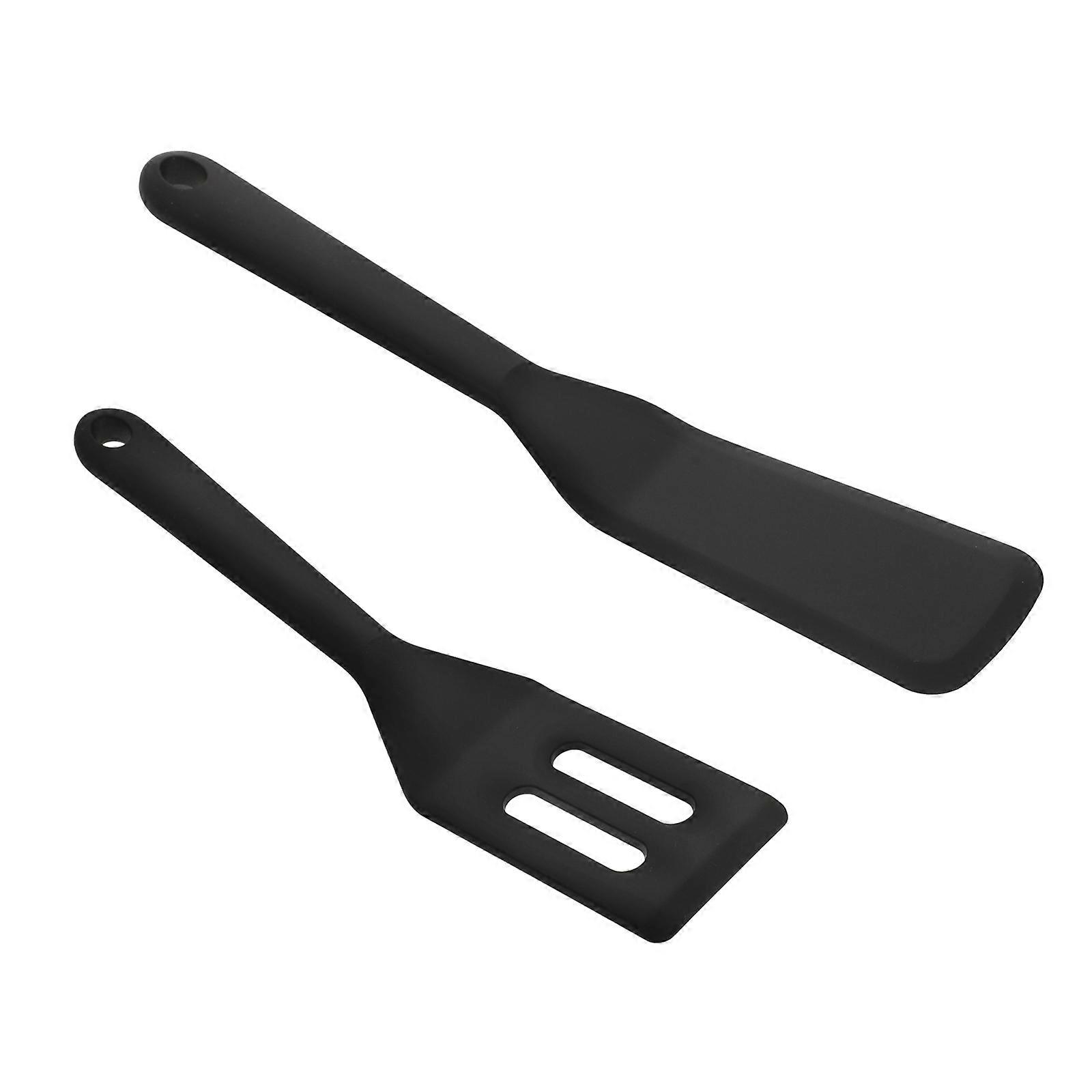Here's a refined and professional product description based on your input:

 

**2pcs Silicone Kitchen Spatulas – Non Scratch Mini Frying Egg & Steak