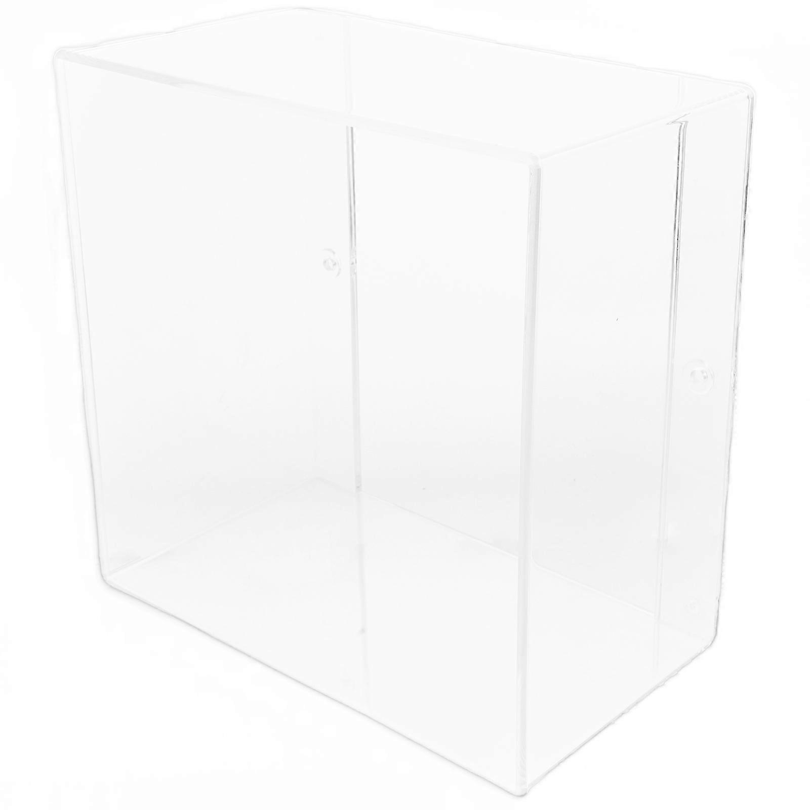 Transparent Acrylic Wall Floating Shelf for Modern Storage Solutions and Decor 12.5 x 4.3 x 3.1 inches