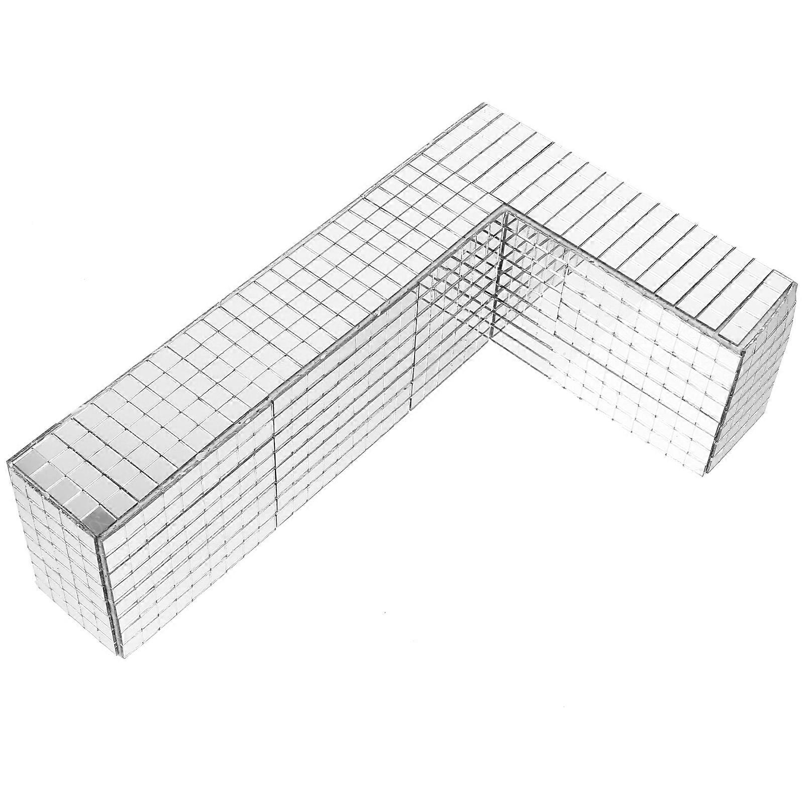 Decorative Wall Sticker Letter Design For Nurseries Smooth Surfaces Mirror Material 1Pcs